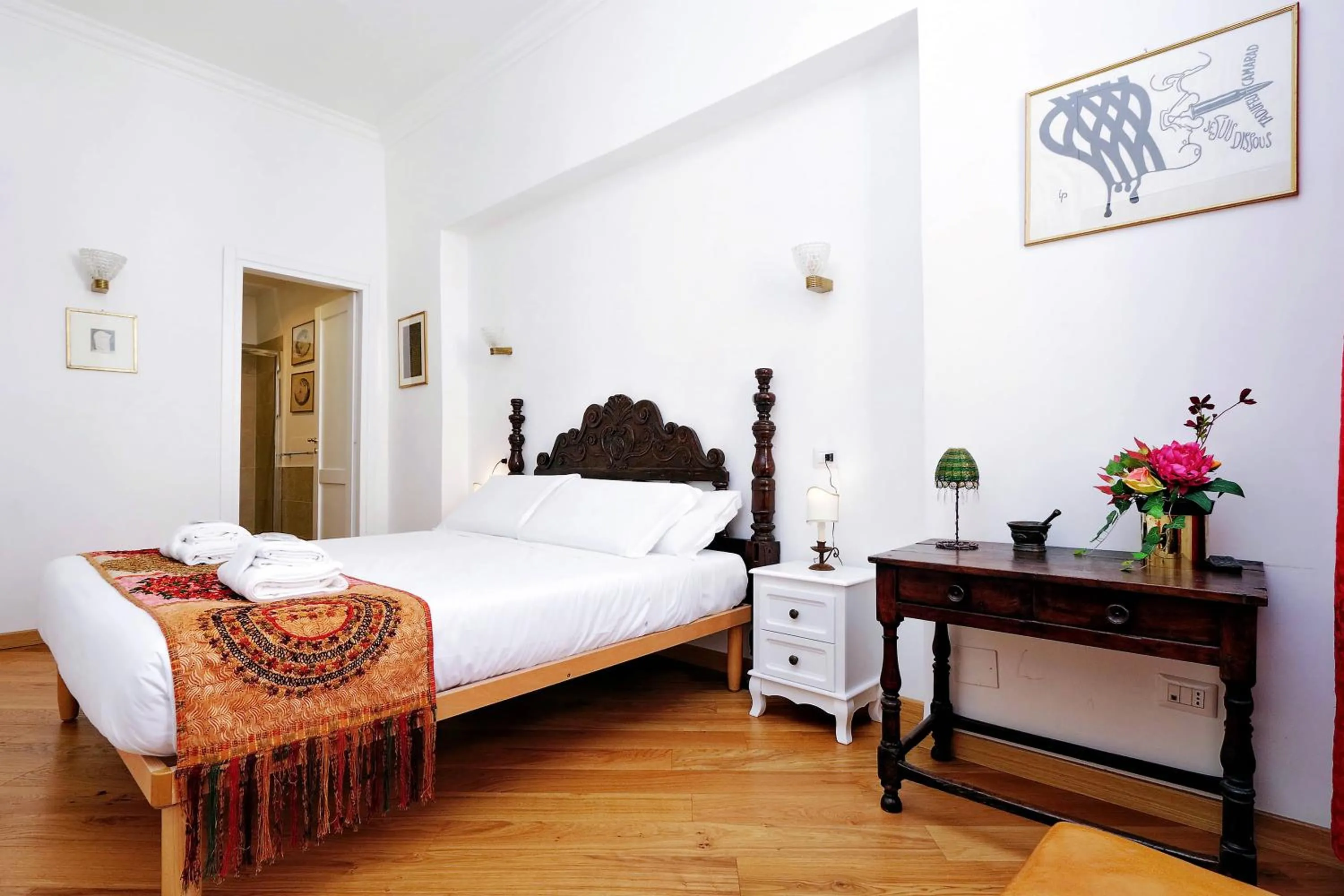 Bedroom, Bed in Sistina