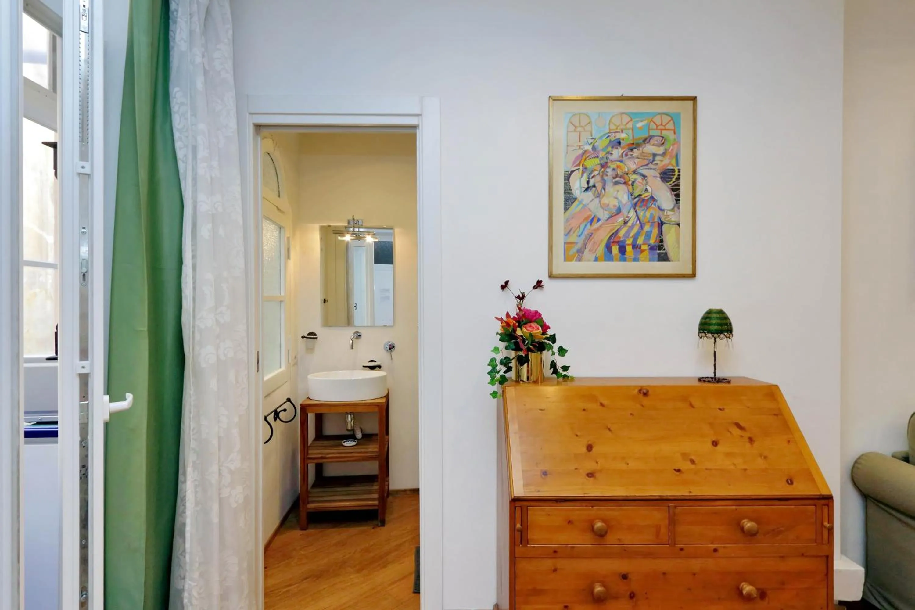 Living room, Bed in Sistina