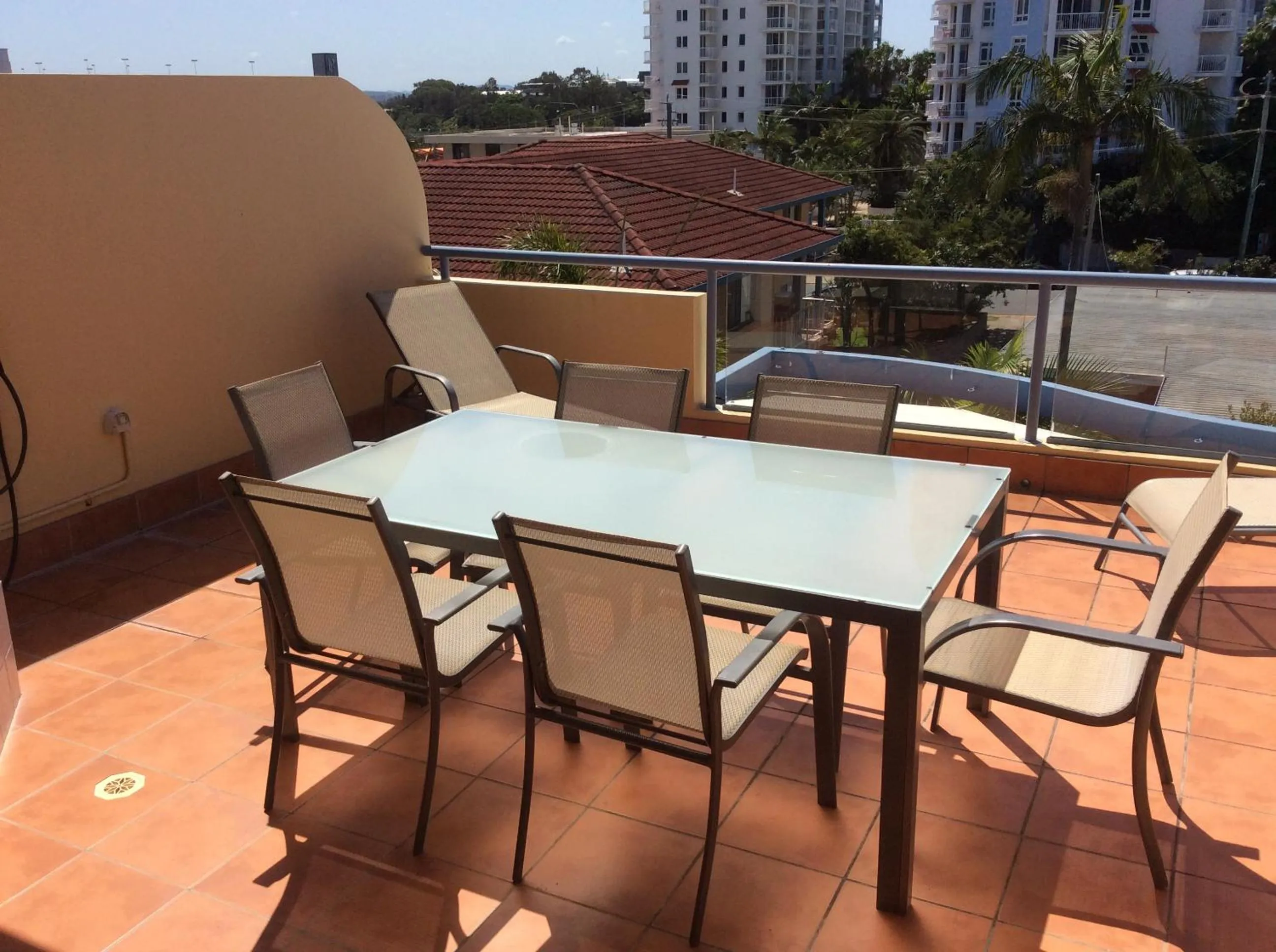 Patio in Portobello Resort Apartments