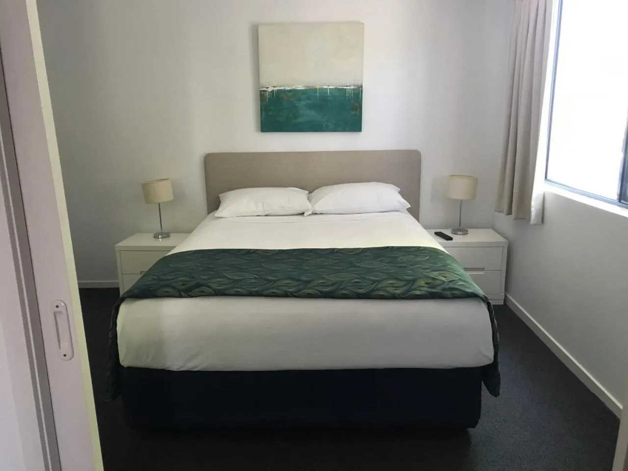 Bed in Portobello Resort Apartments
