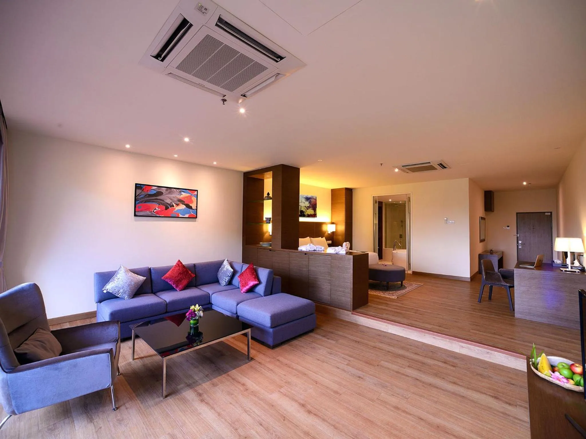 Living room in Bella Vista Waterfront Resort, Kuah Langkawi