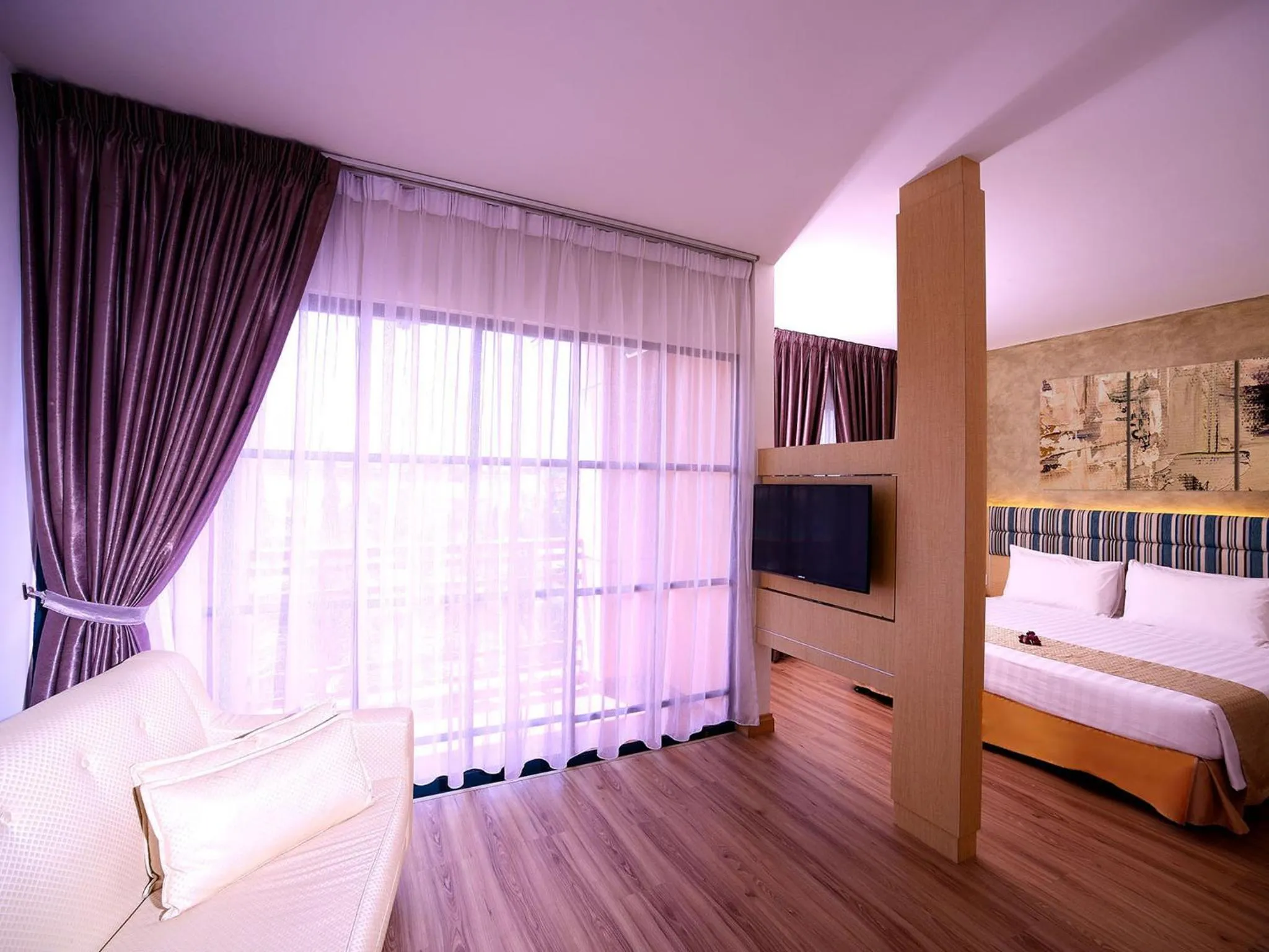 Bedroom, Bed in Bella Vista Waterfront Resort, Kuah Langkawi