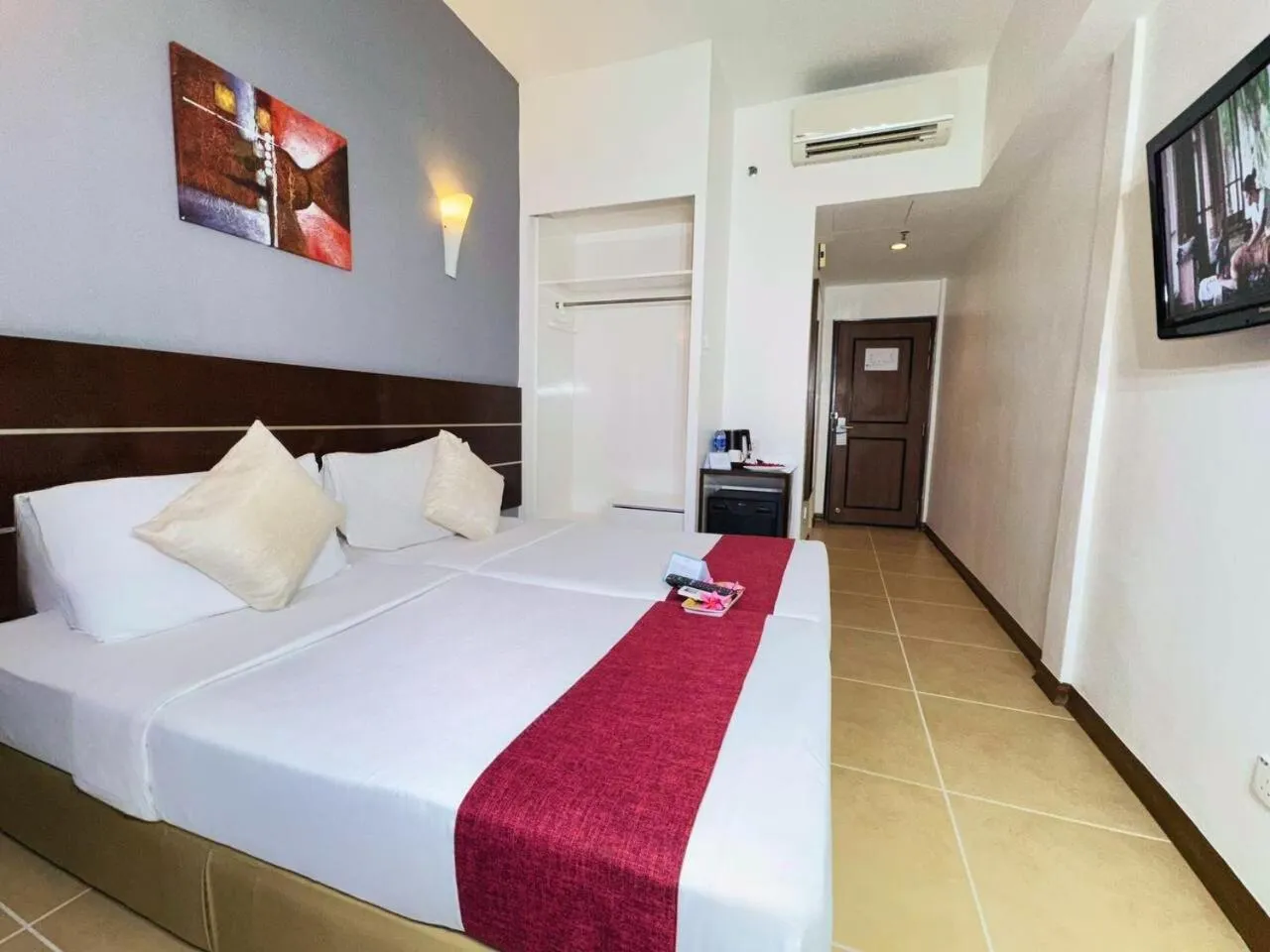 Bed in Bella Vista Waterfront Resort, Kuah Langkawi