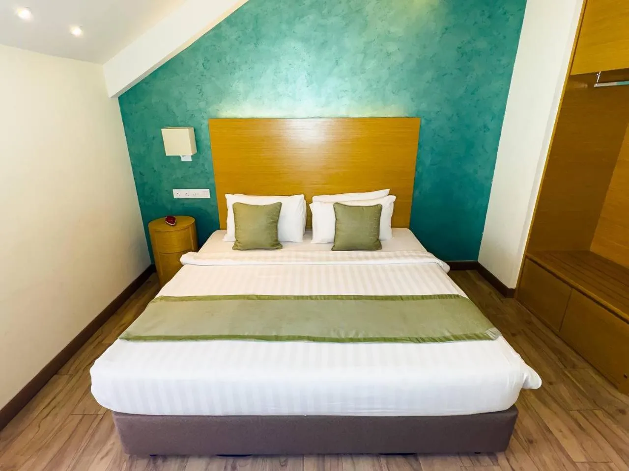 Bed in Bella Vista Waterfront Resort, Kuah Langkawi