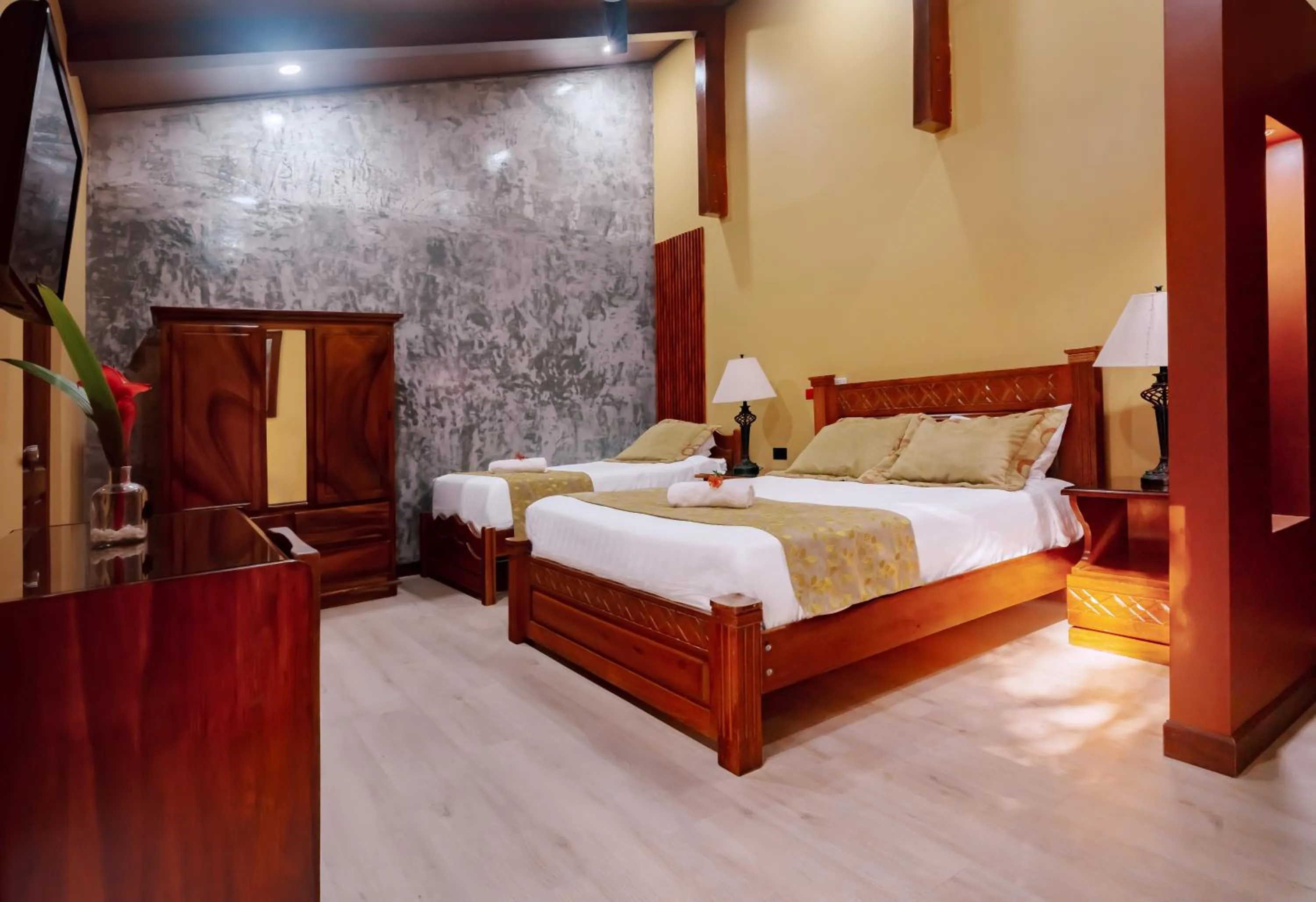 Bed in Hotel Villa Florencia