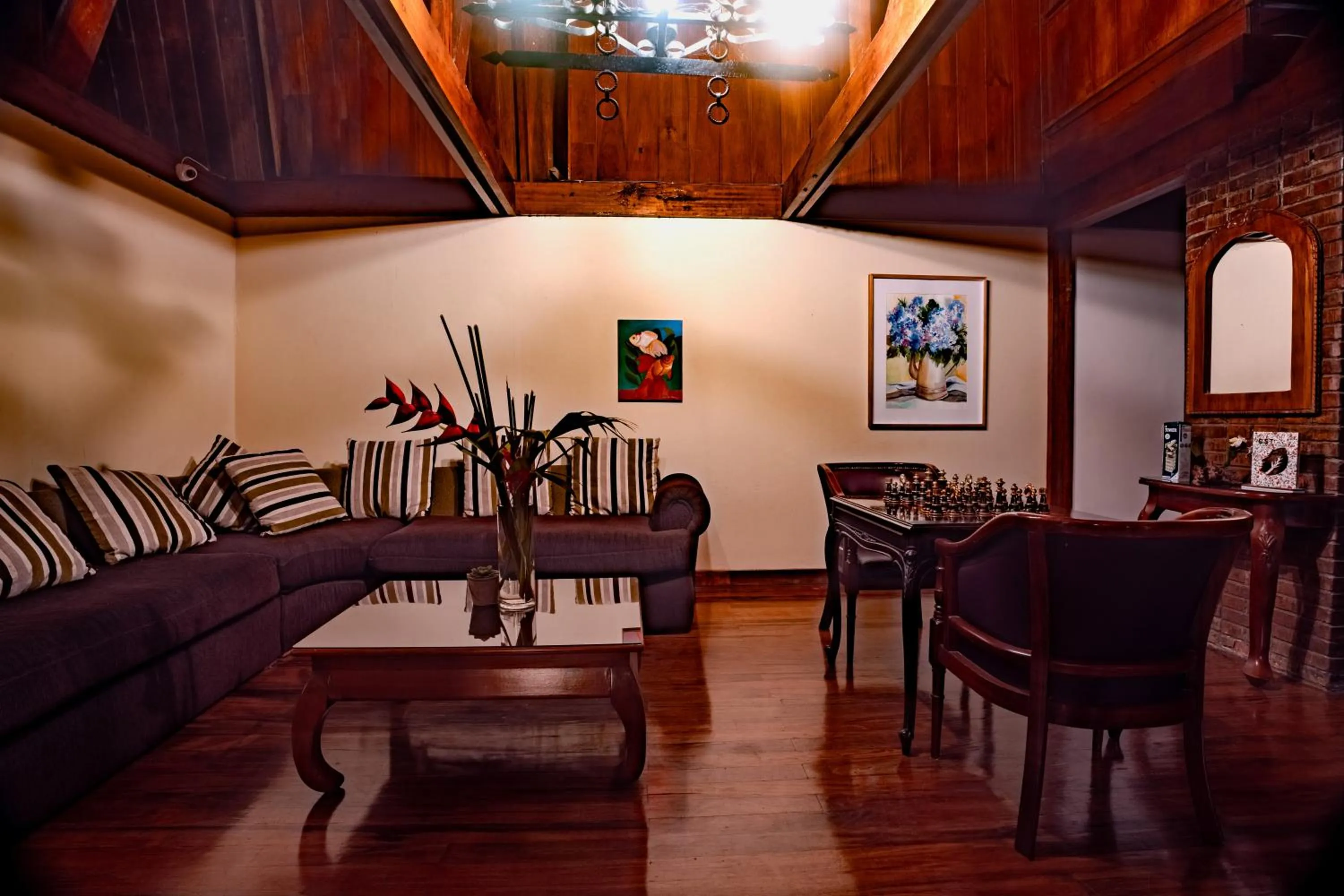 Living room in Hotel Villa Florencia