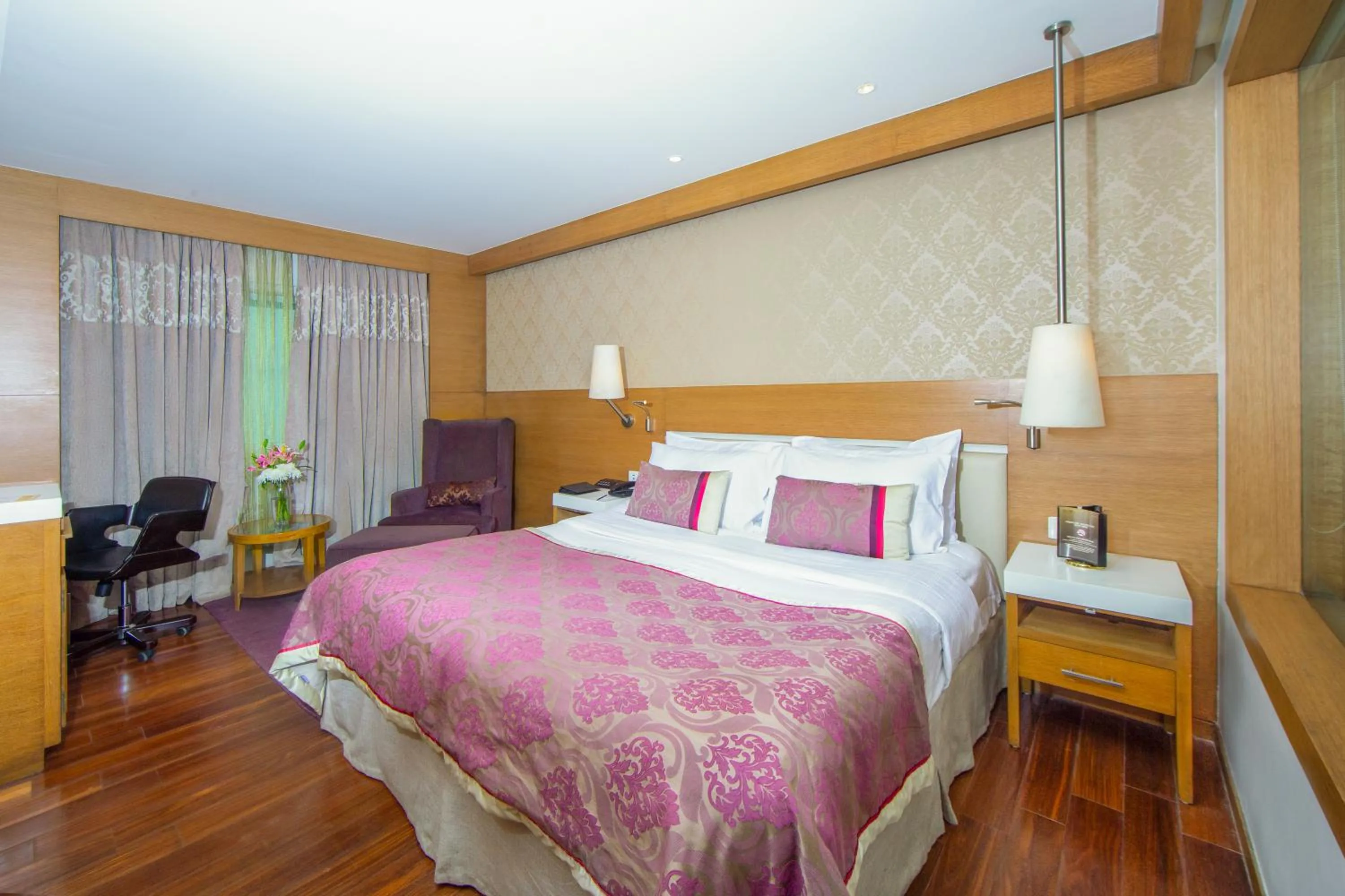 Bed in Hotel Bawa International