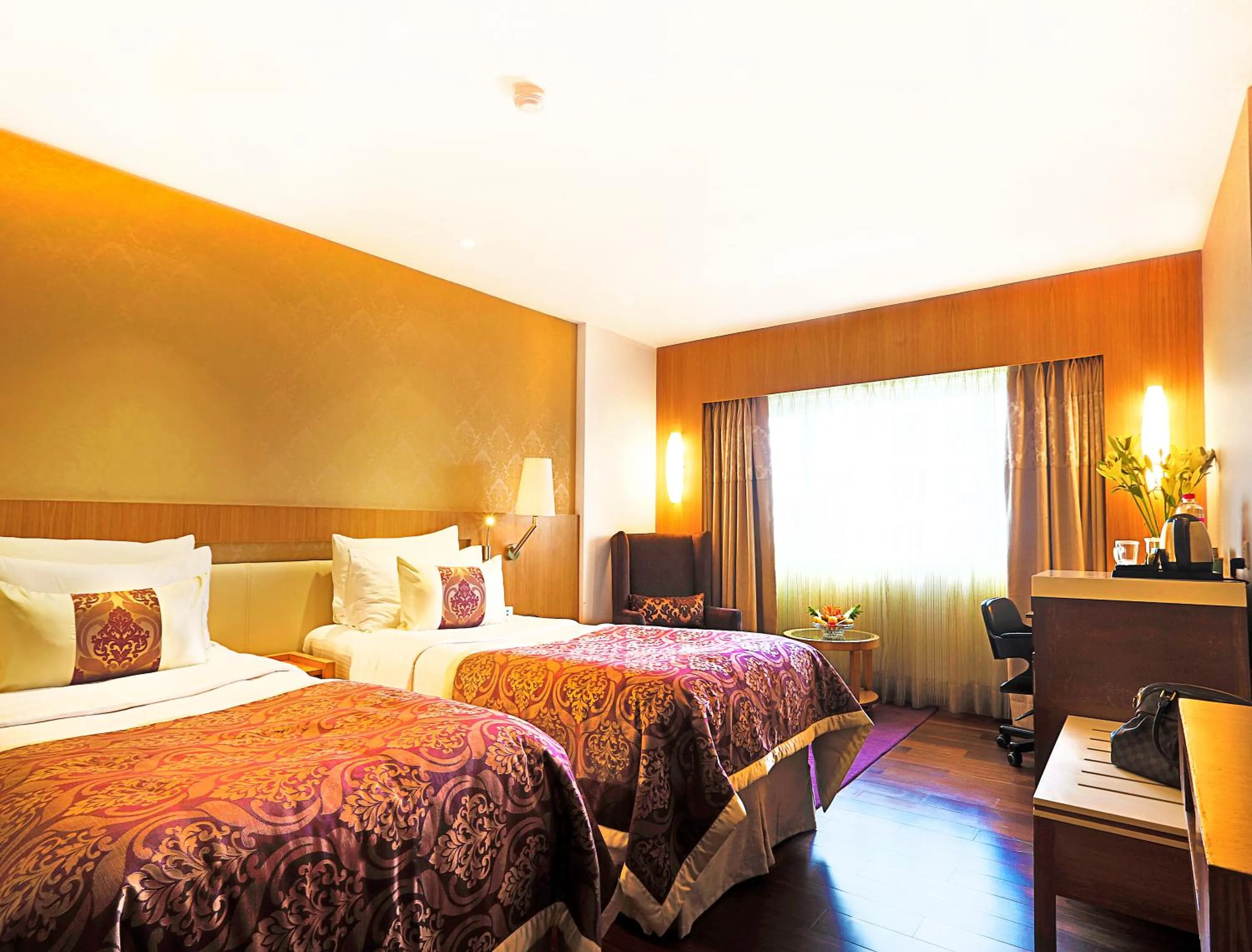 Bed in Hotel Bawa International