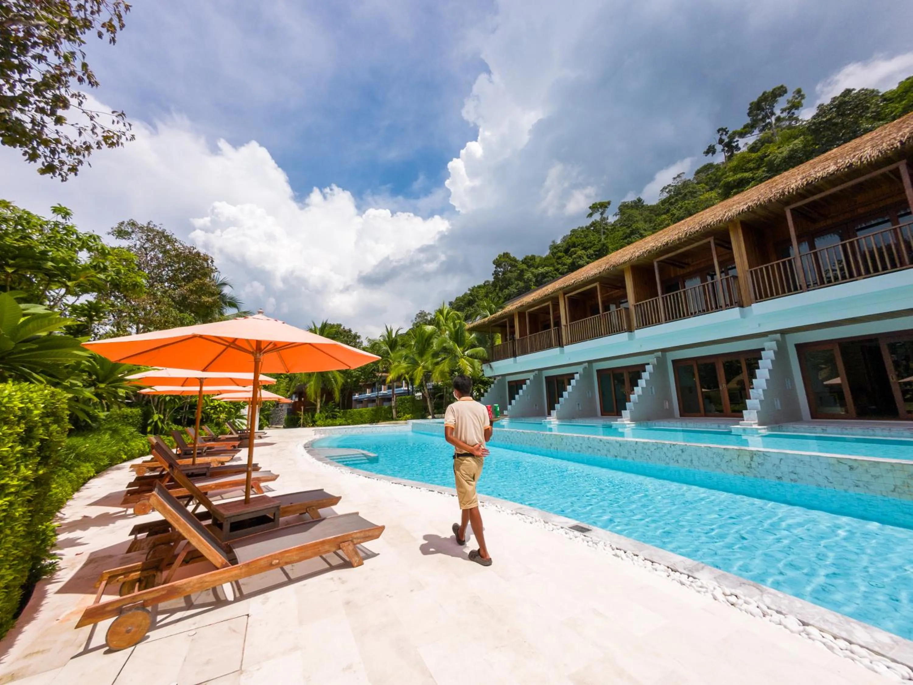 Swimming pool in Tup Kaek Sunset Beach Resort-SHA Plus