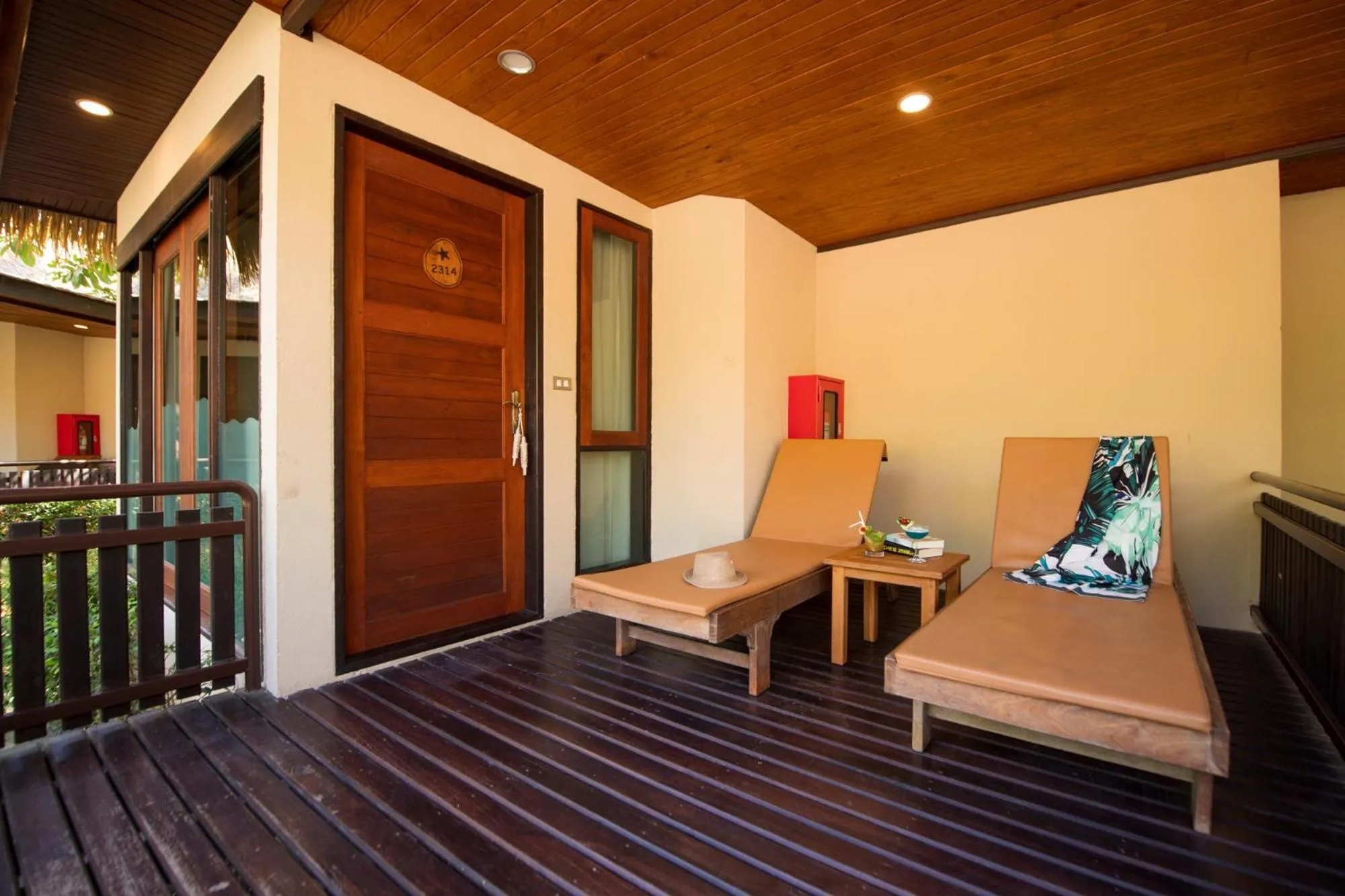 Balcony/Terrace in Tup Kaek Sunset Beach Resort-SHA Plus