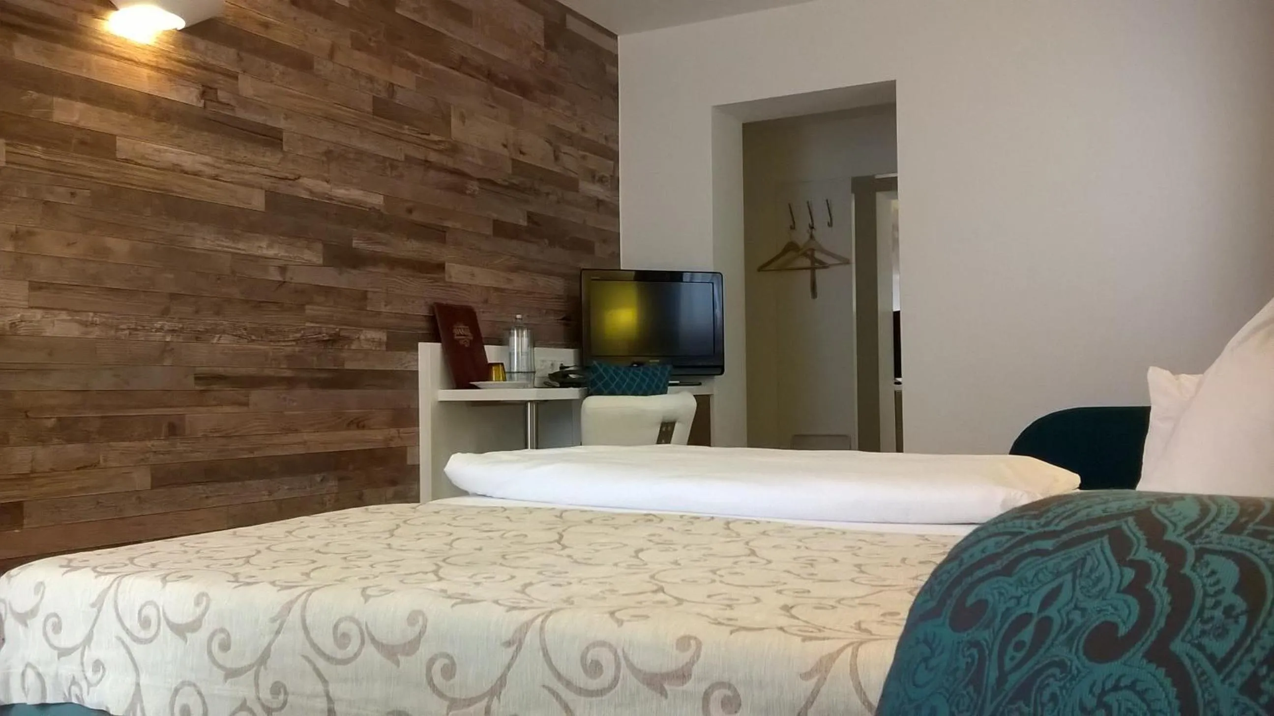 Decorative detail, Bed in Hotel & Restaurant Dankl