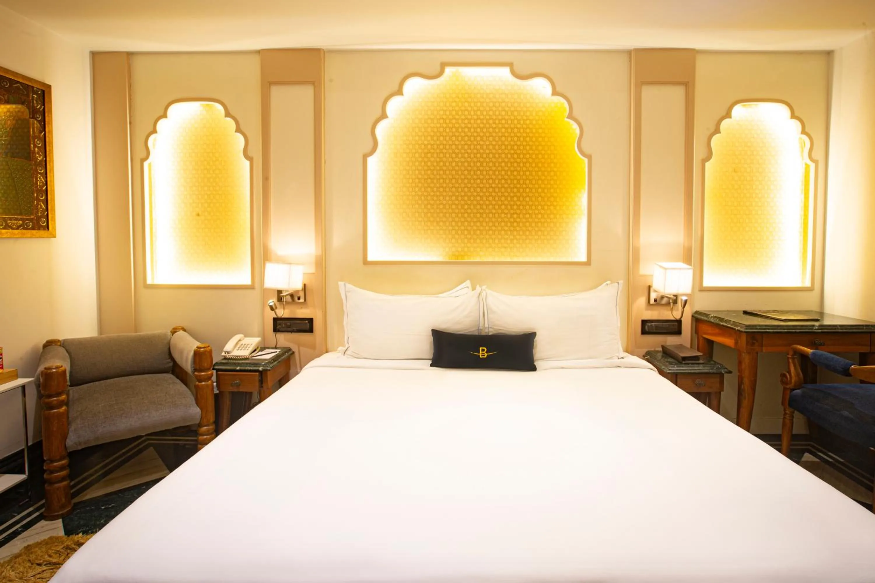 Bed in Hotel Bawa Continental