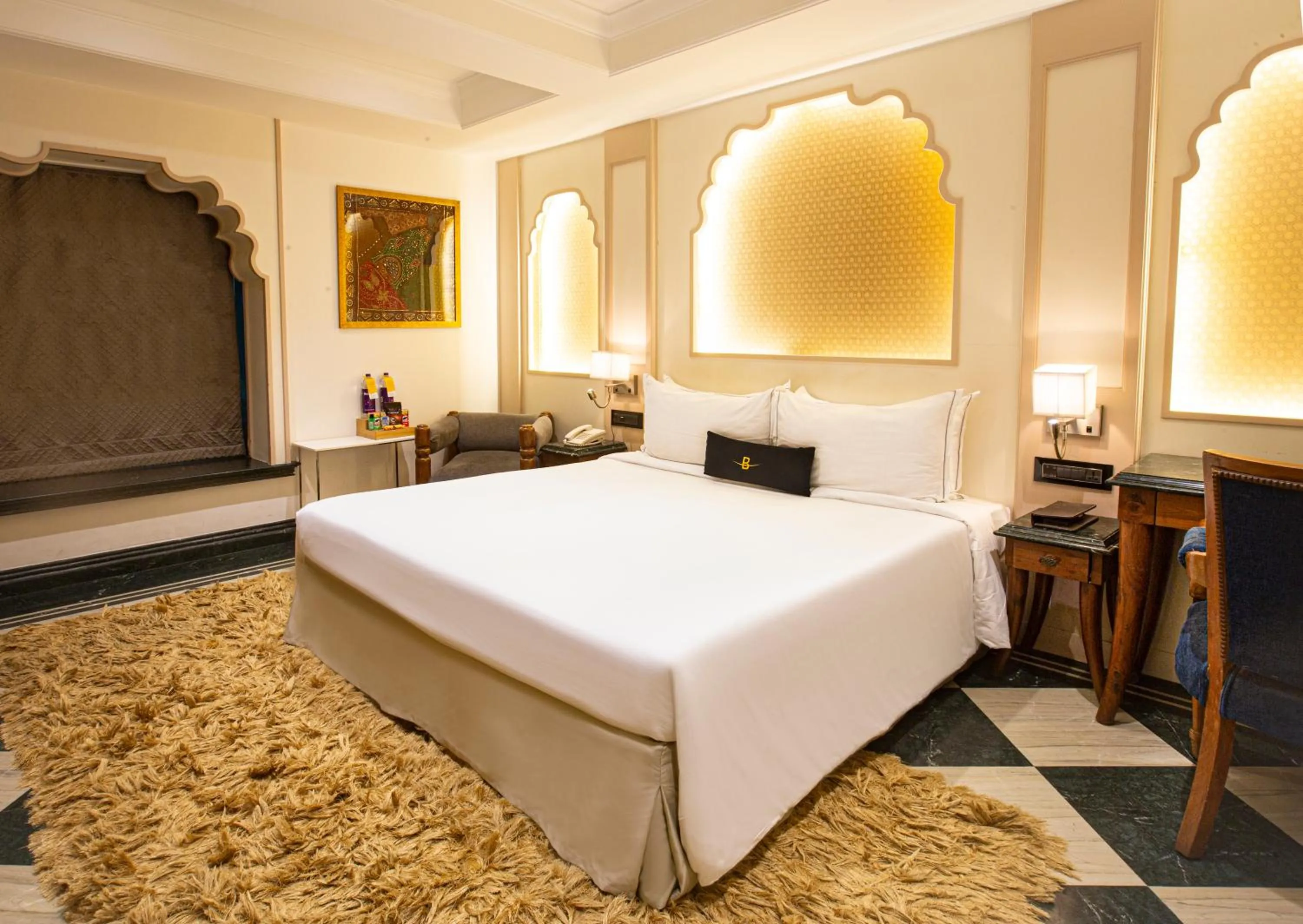 Bed in Hotel Bawa Continental