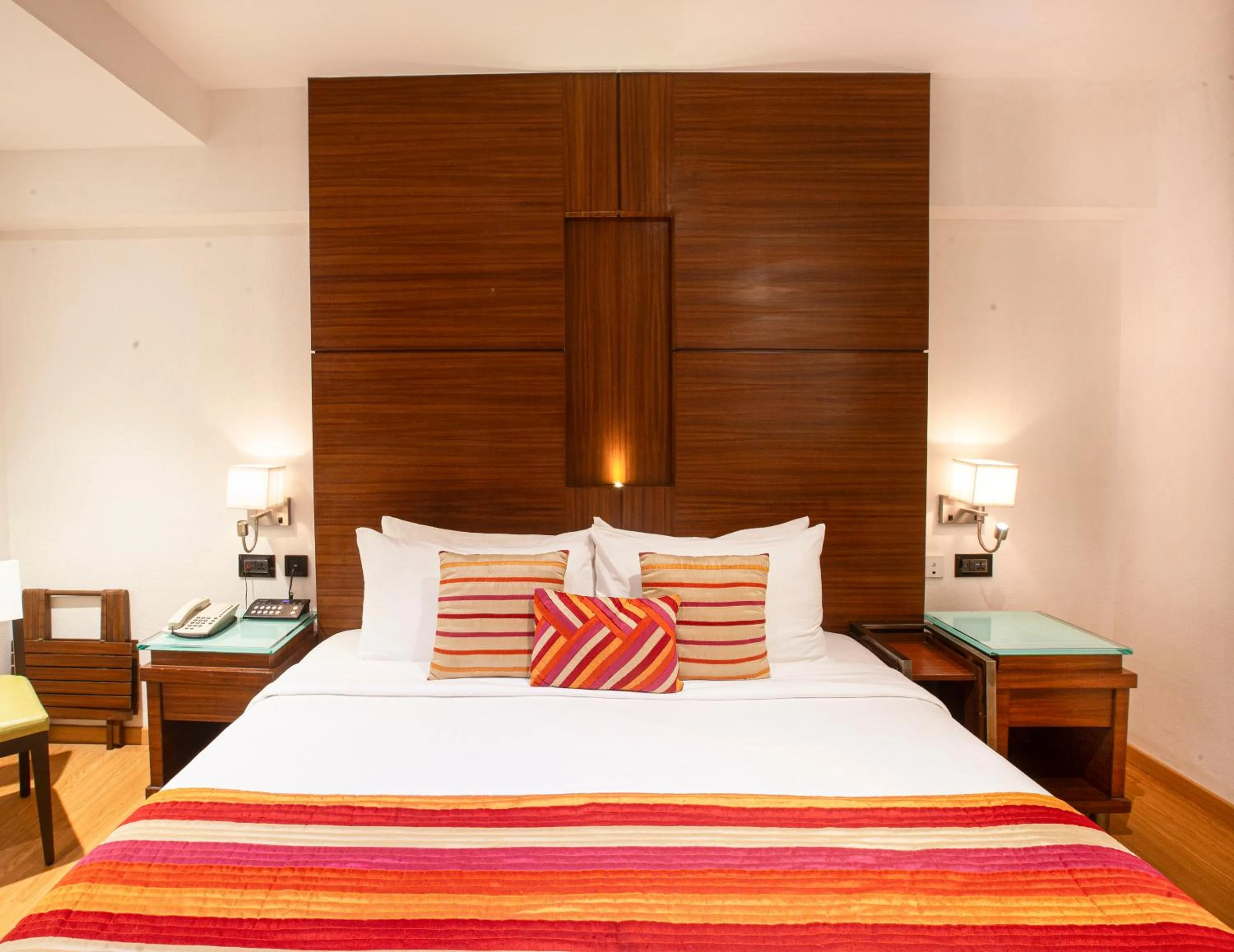 Bed in Hotel Bawa Continental