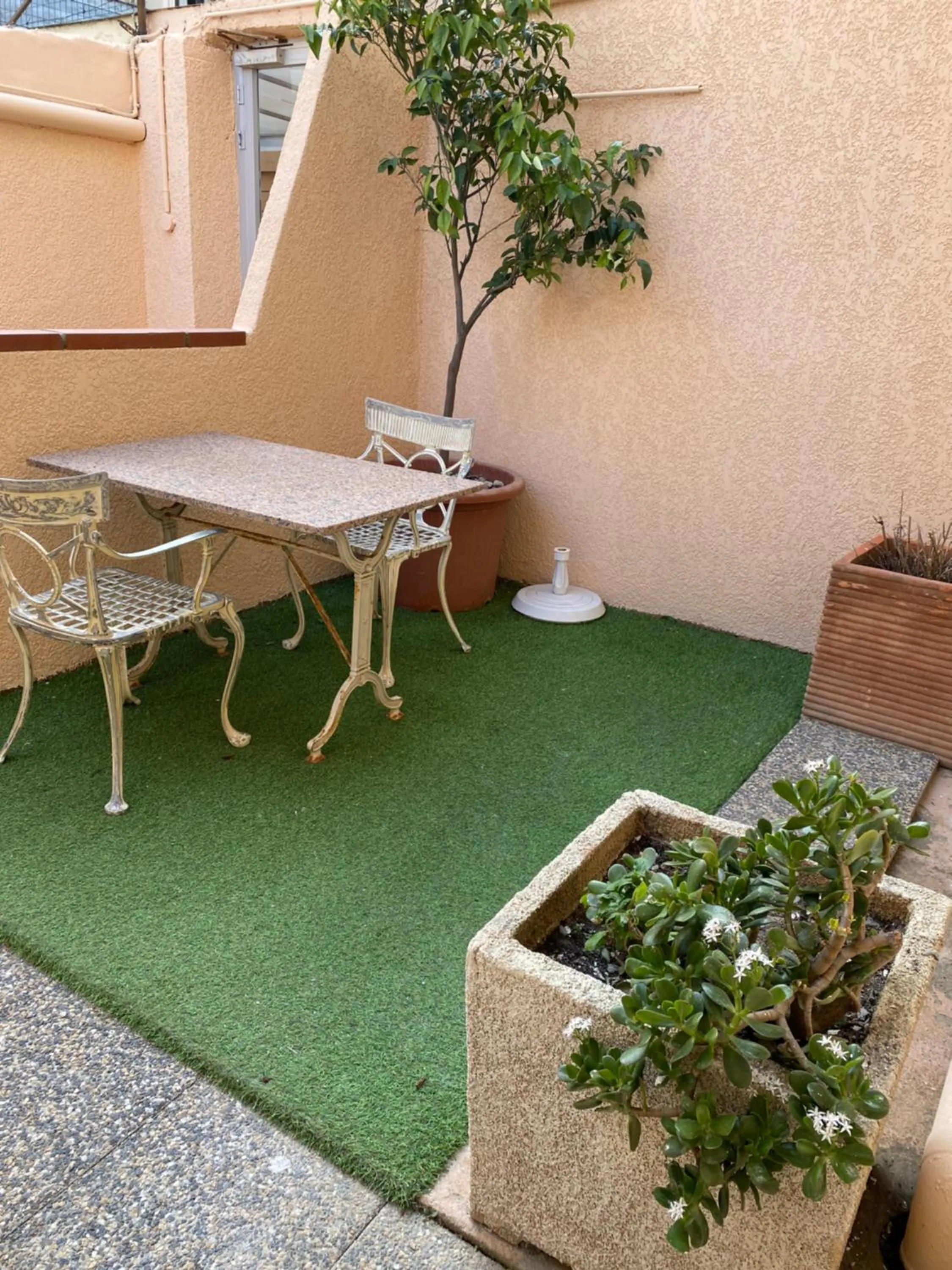 Balcony/Terrace in Hotel Saint Georges, Face à la mer