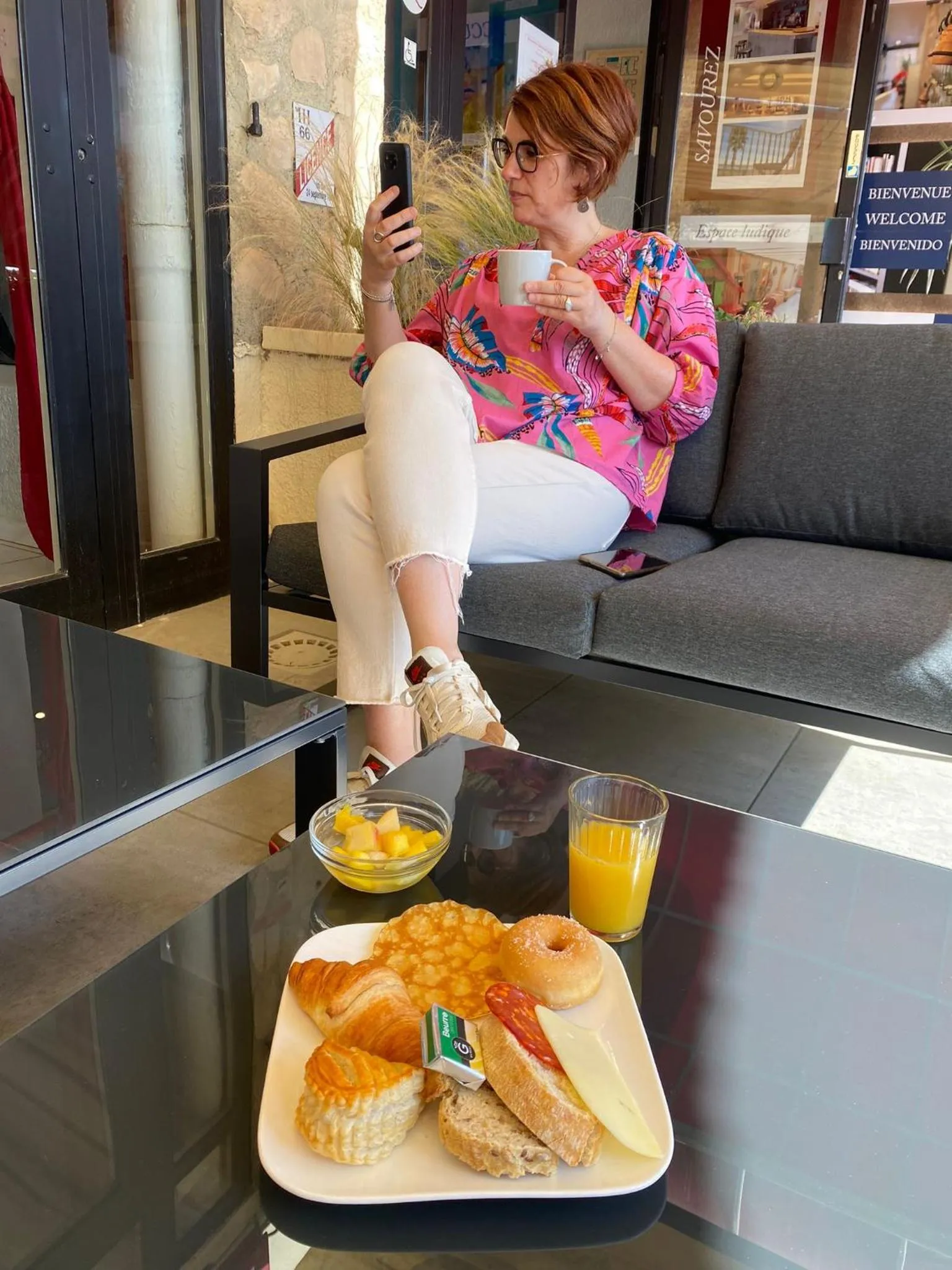 Balcony/Terrace in Hotel Saint Georges, Face à la mer