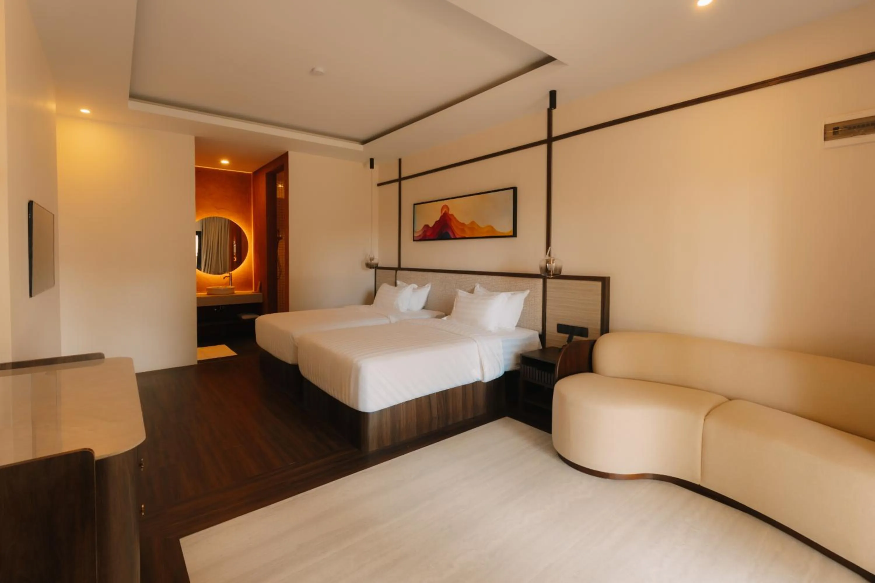 Bed in KTM Resort Batam