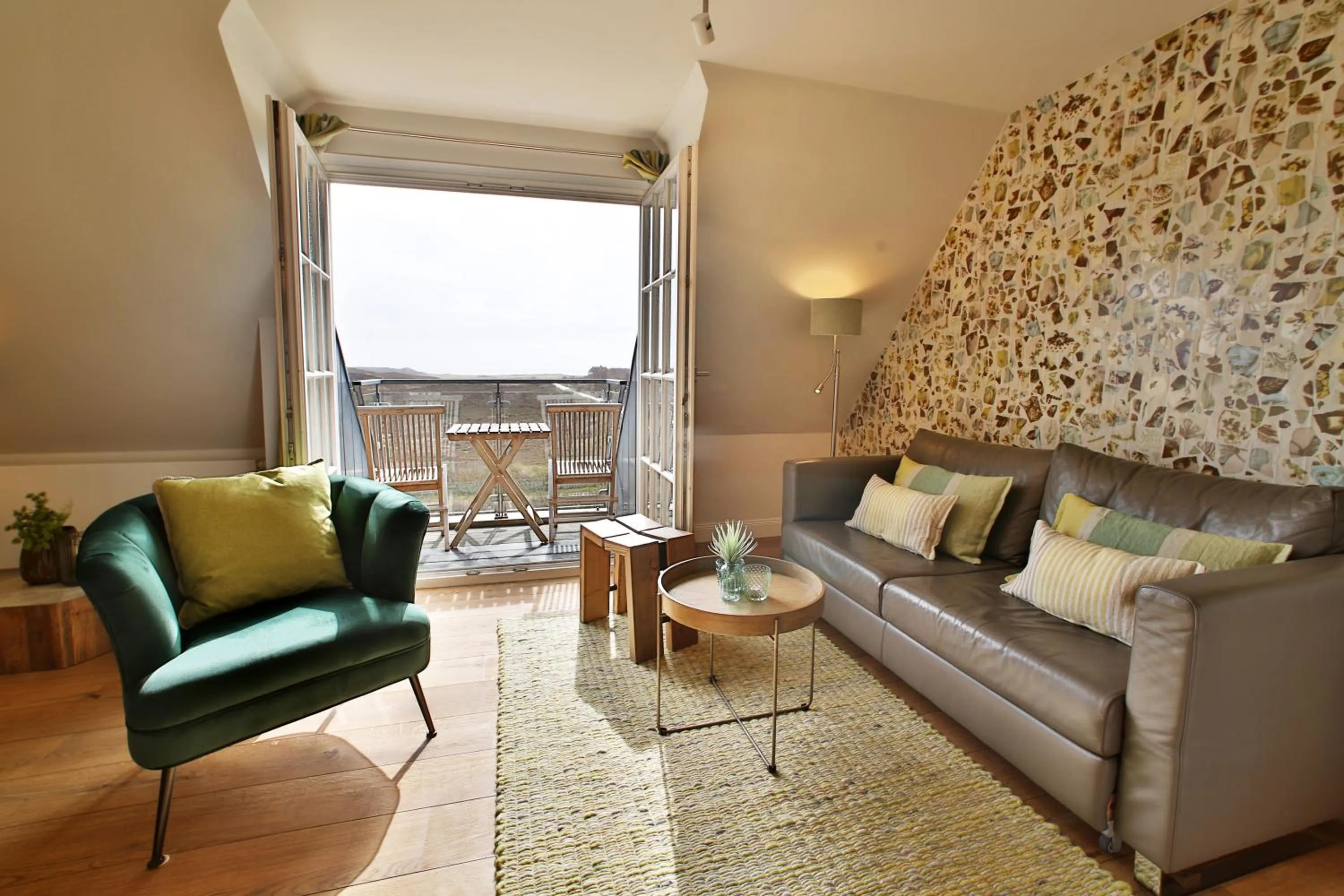 Balcony/Terrace in ApartHotel Seepferdchen