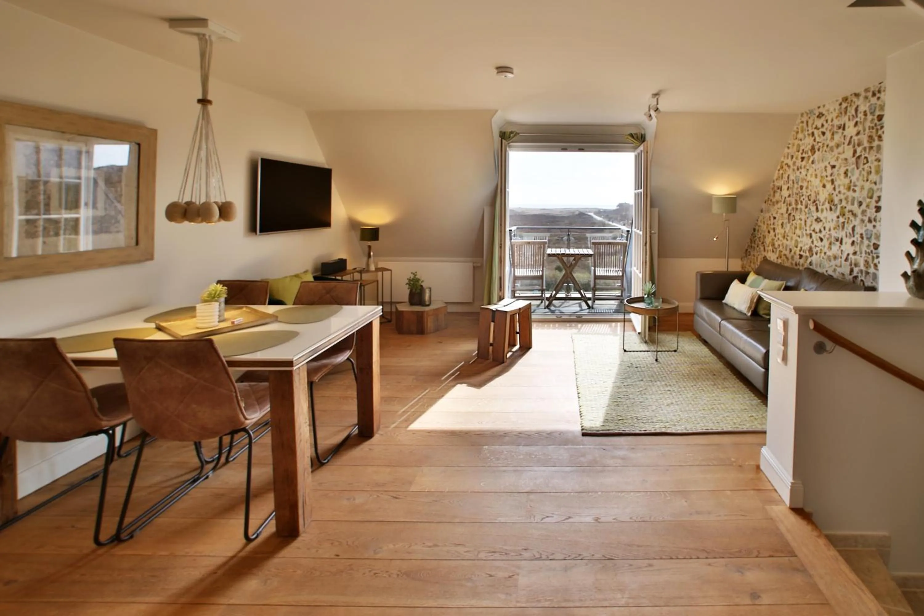 TV and multimedia in ApartHotel Seepferdchen