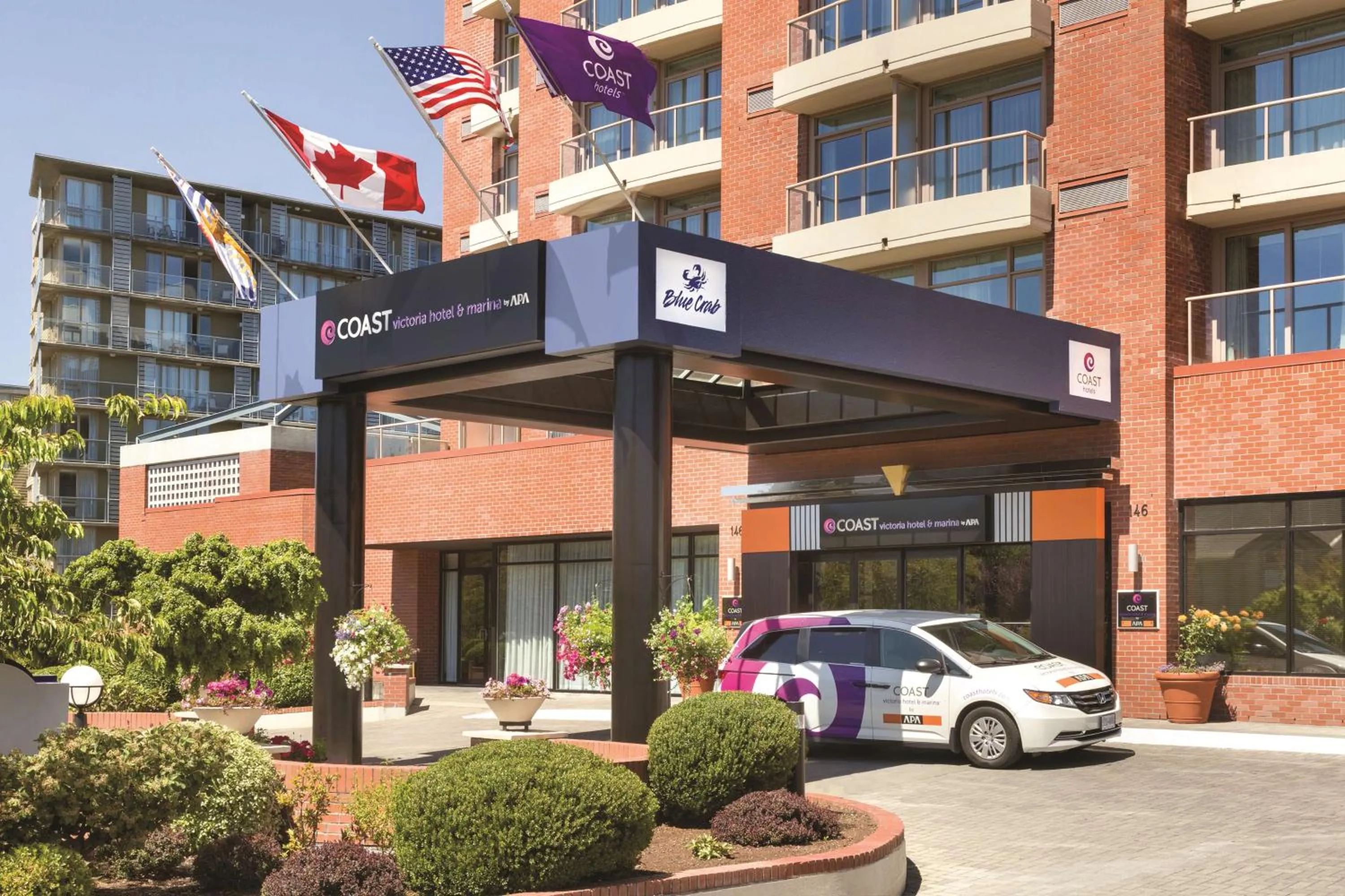 Property building in Coast Victoria Hotel & Marina by APA