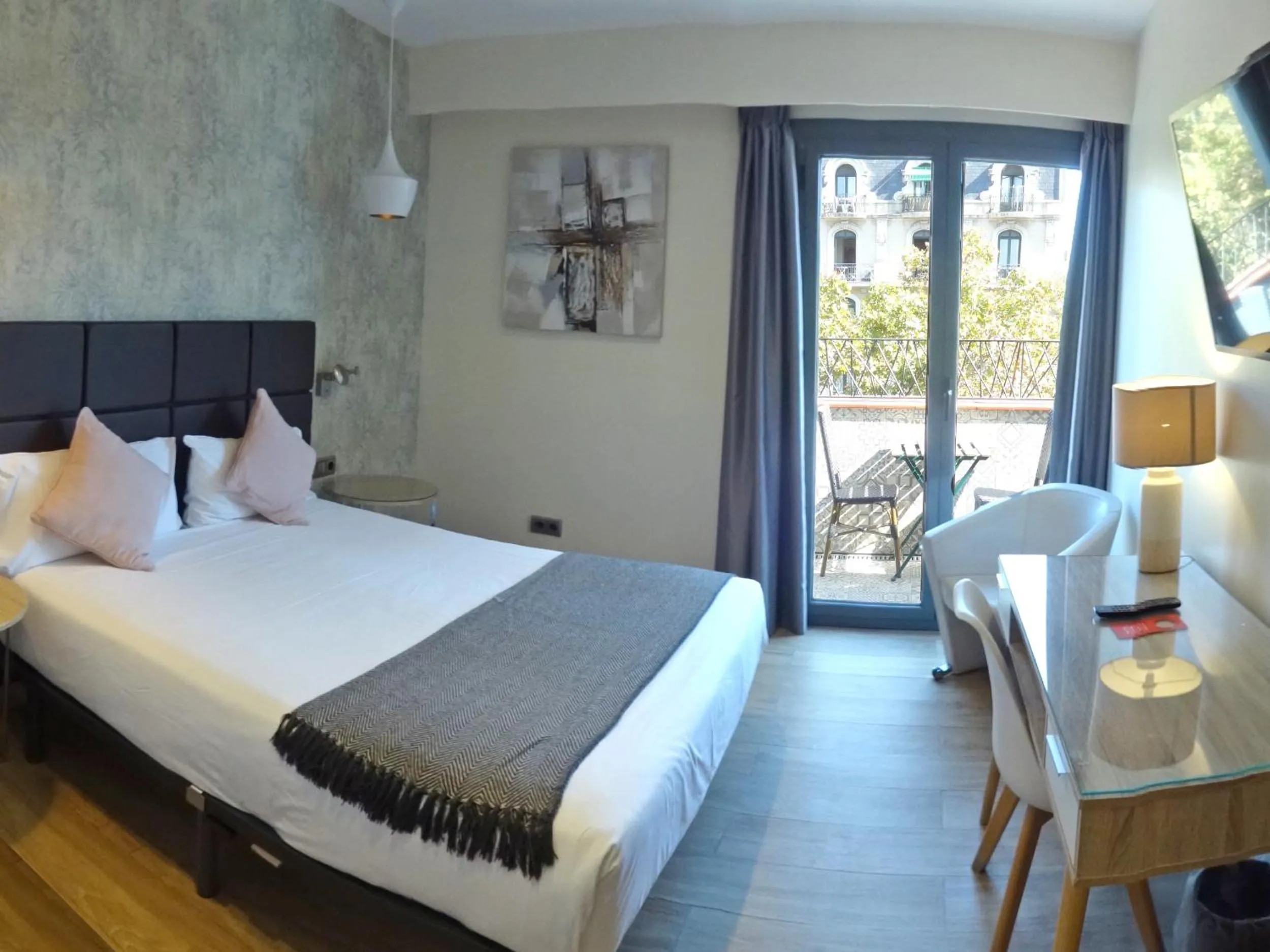 Bed in Hotel Lloret Ramblas