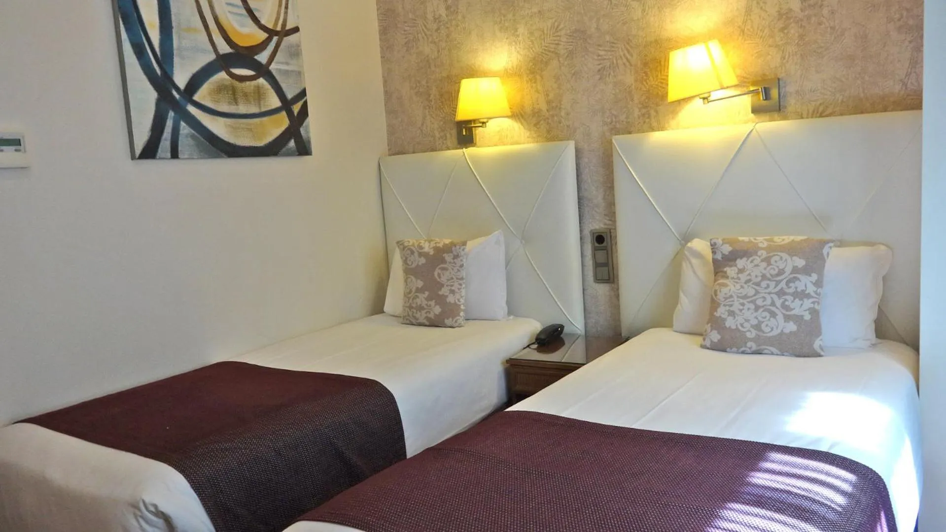 Bed in Hotel Lloret Ramblas