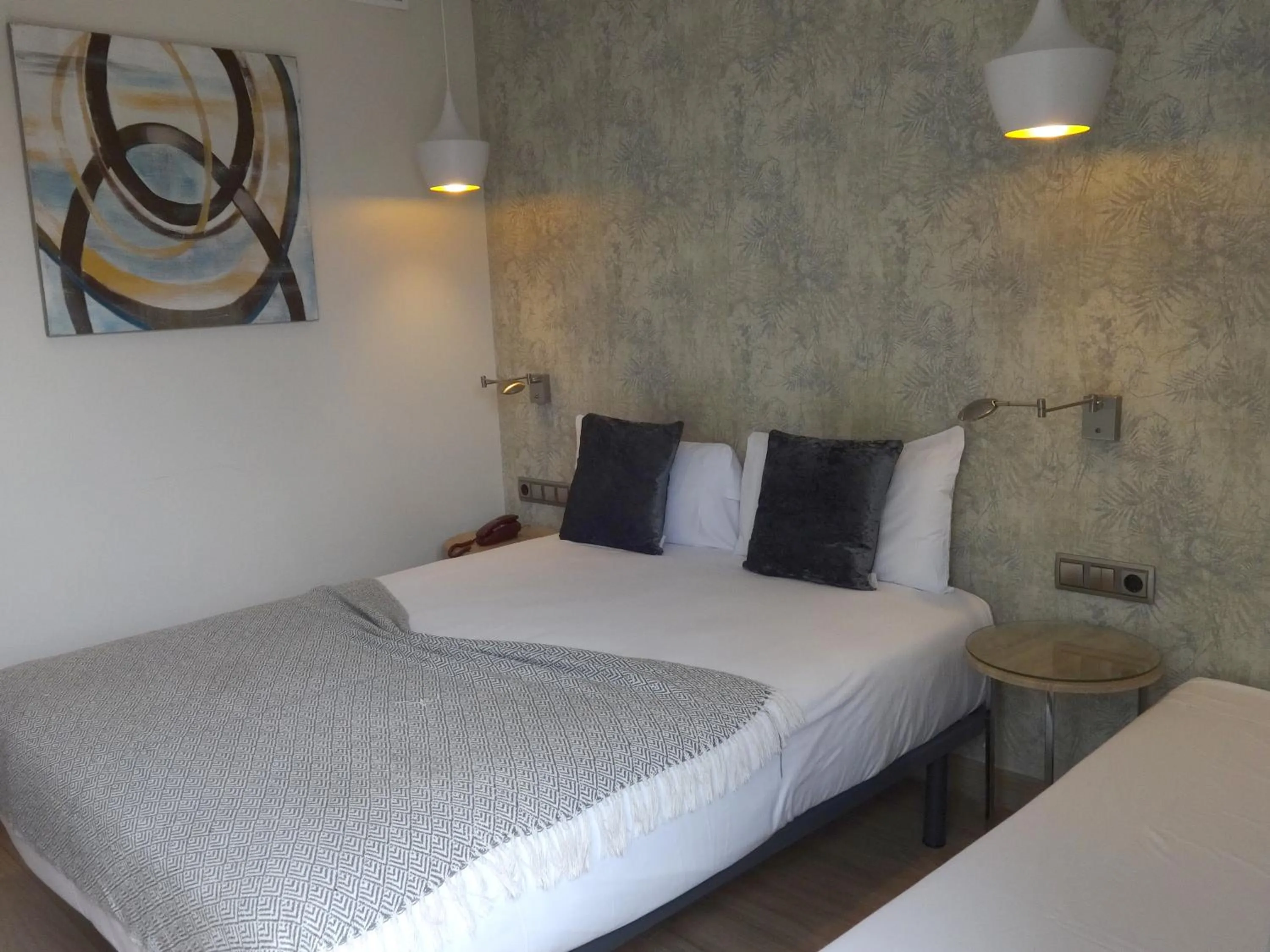 Bed in Hotel Lloret Ramblas