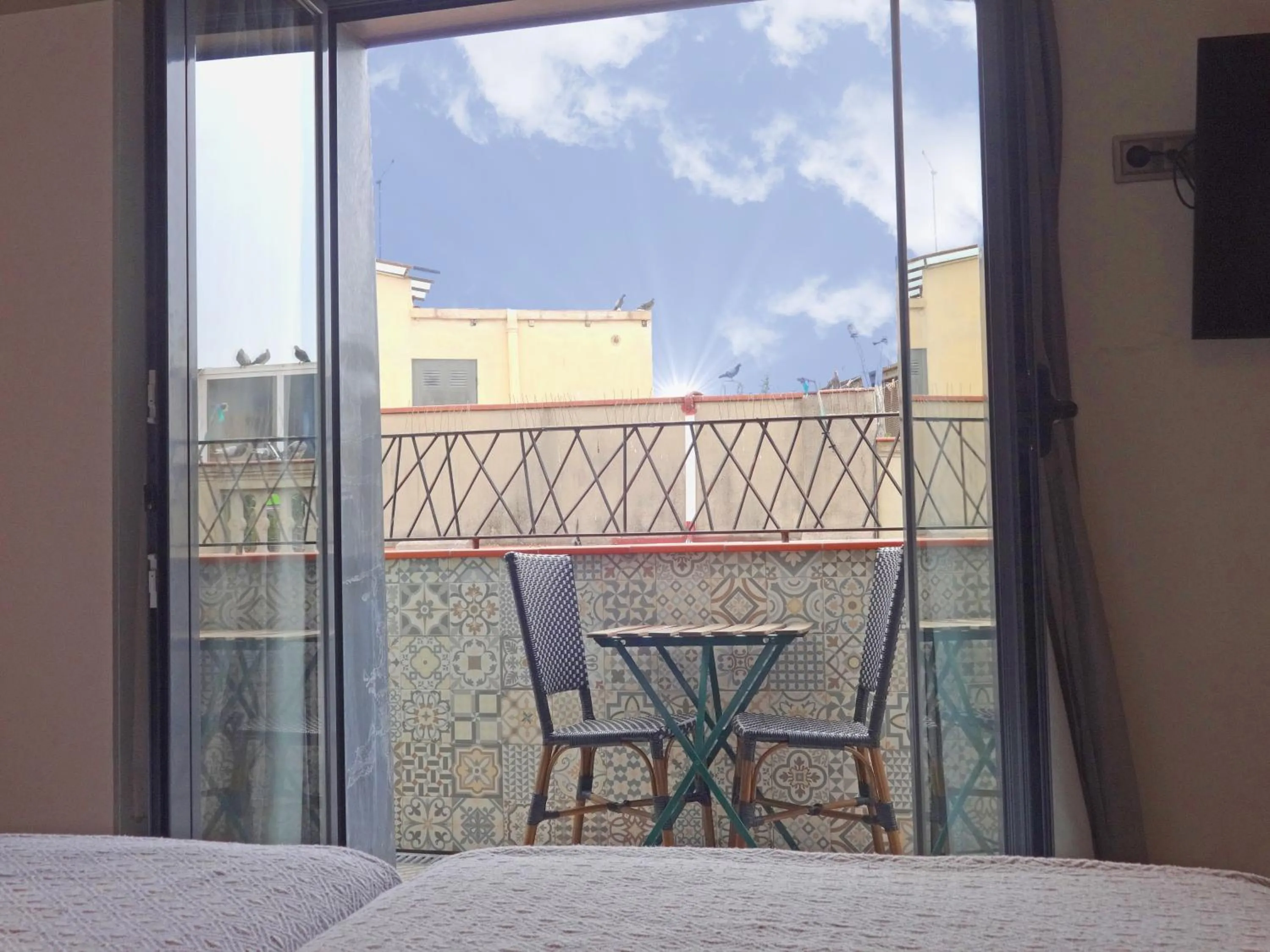 Bed in Hotel Lloret Ramblas