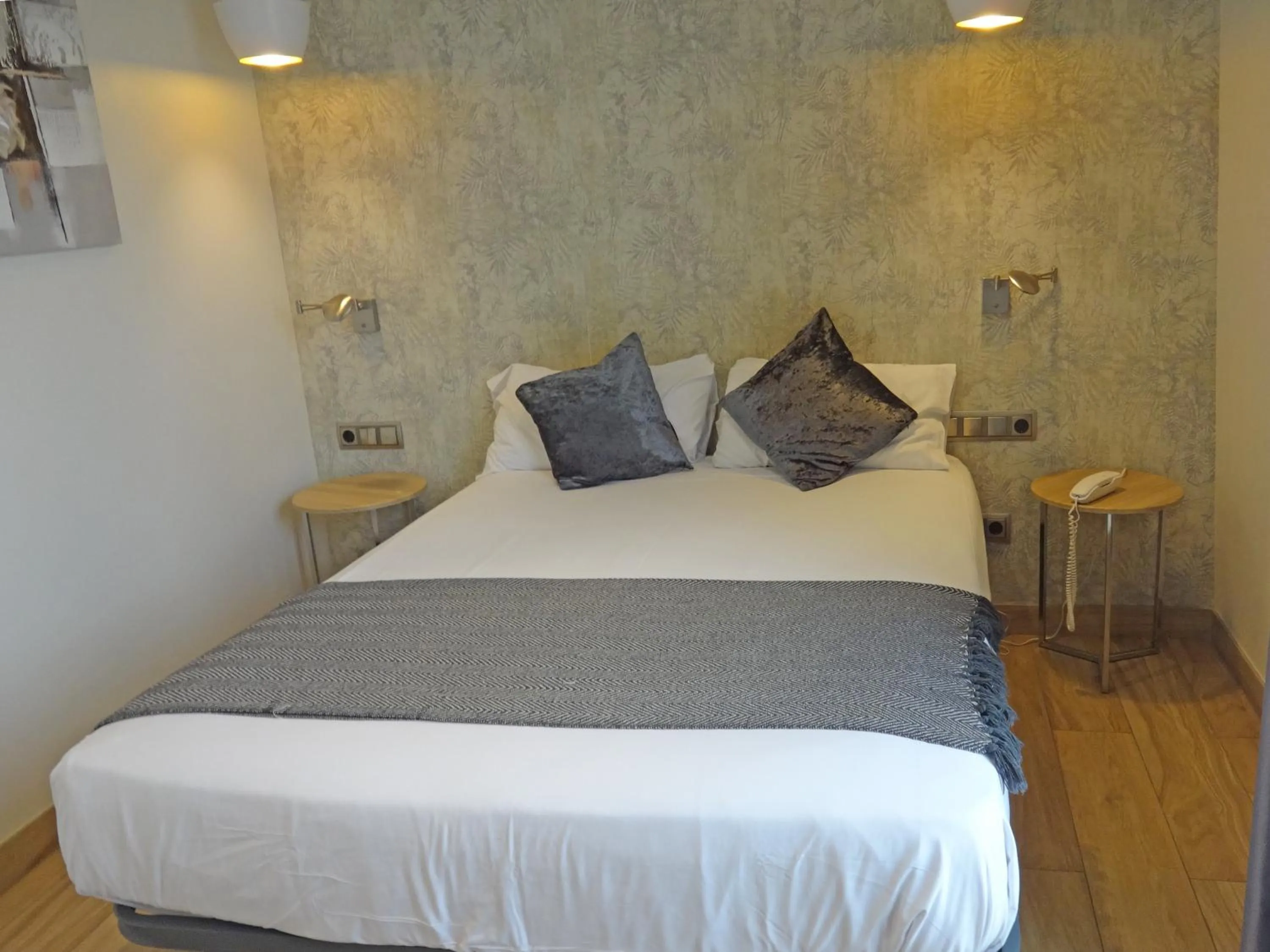 Bed in Hotel Lloret Ramblas