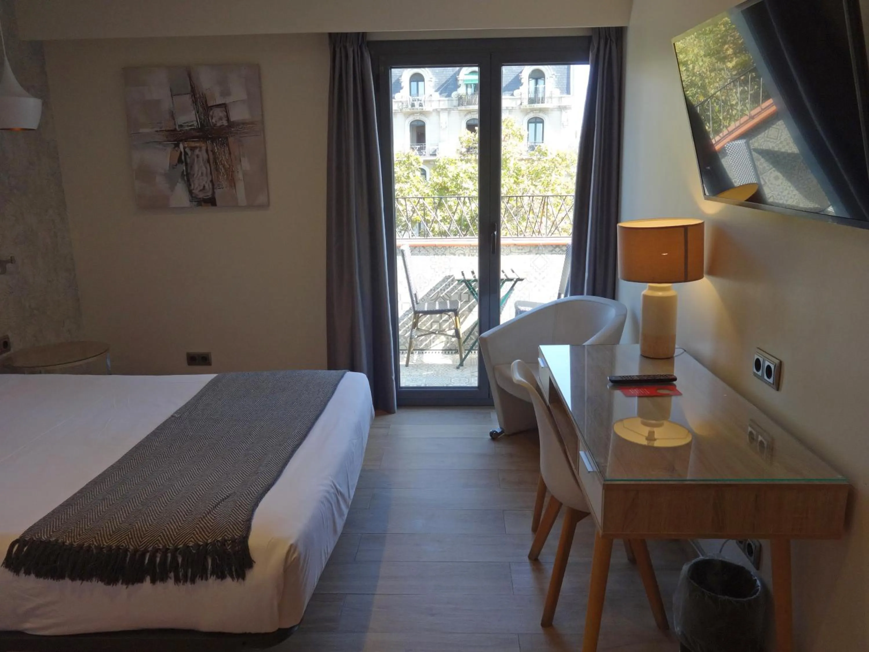 Bed in Hotel Lloret Ramblas