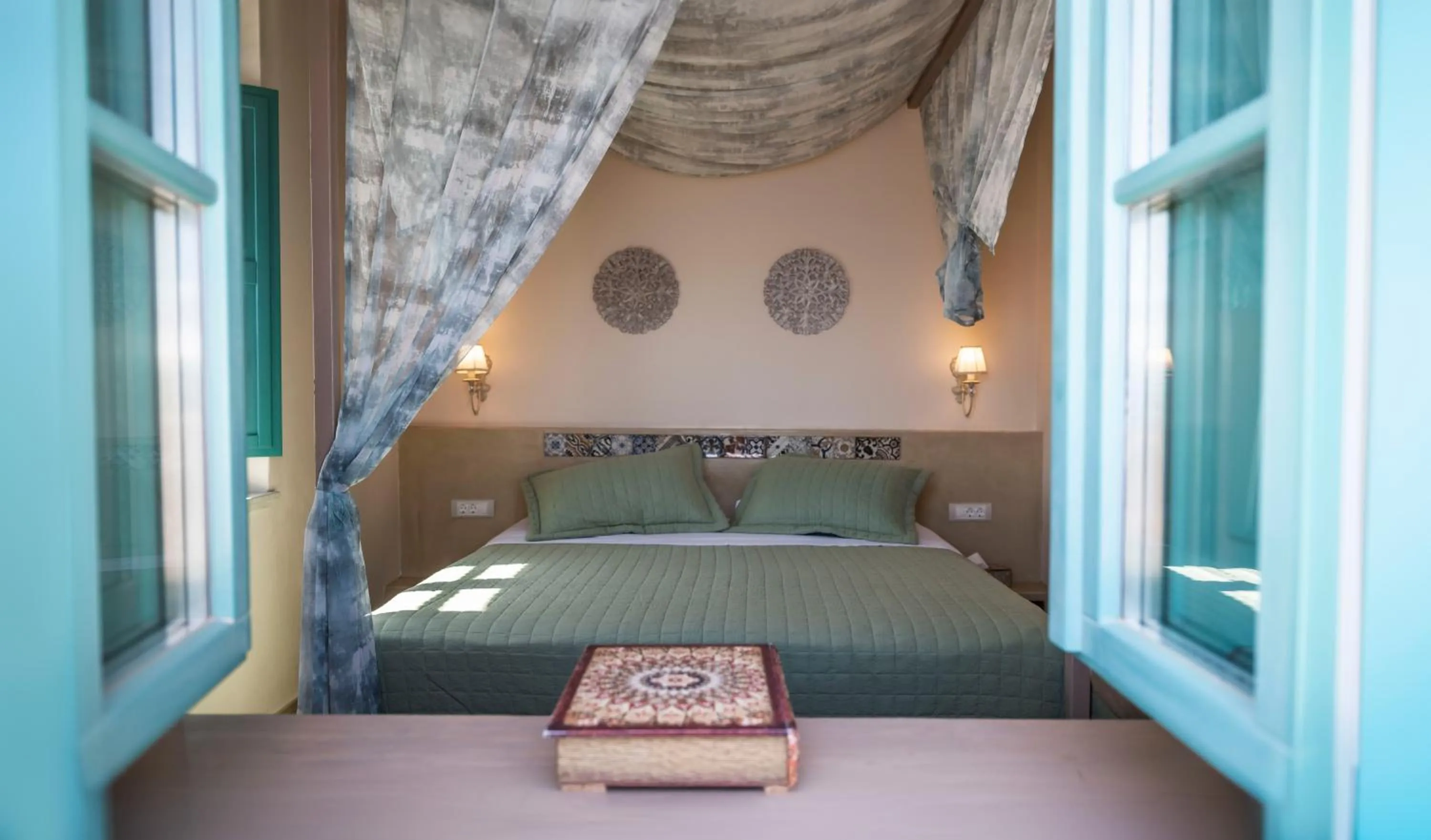 Bed in Passion Blue Villas