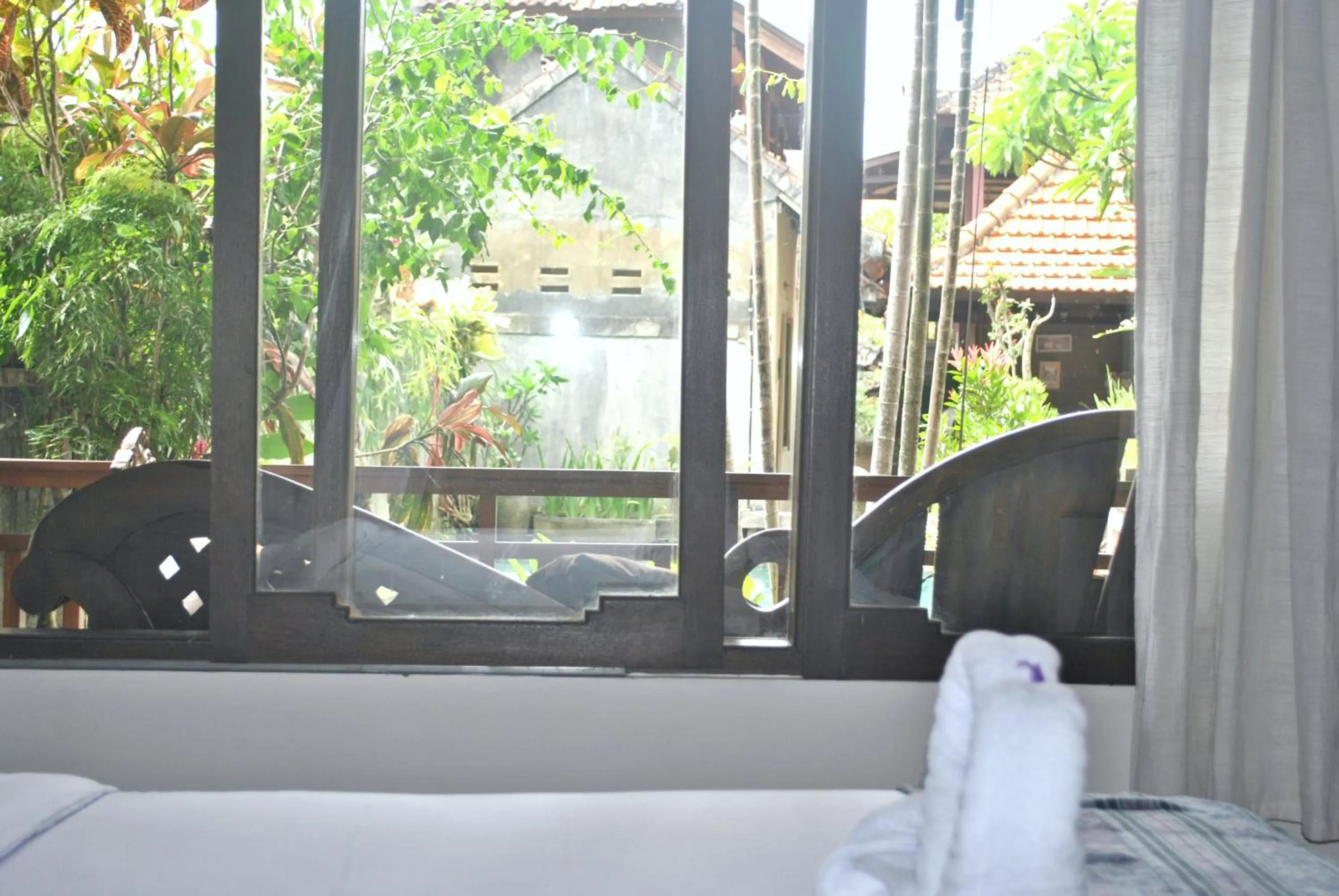 Pool view in Rumah Roda