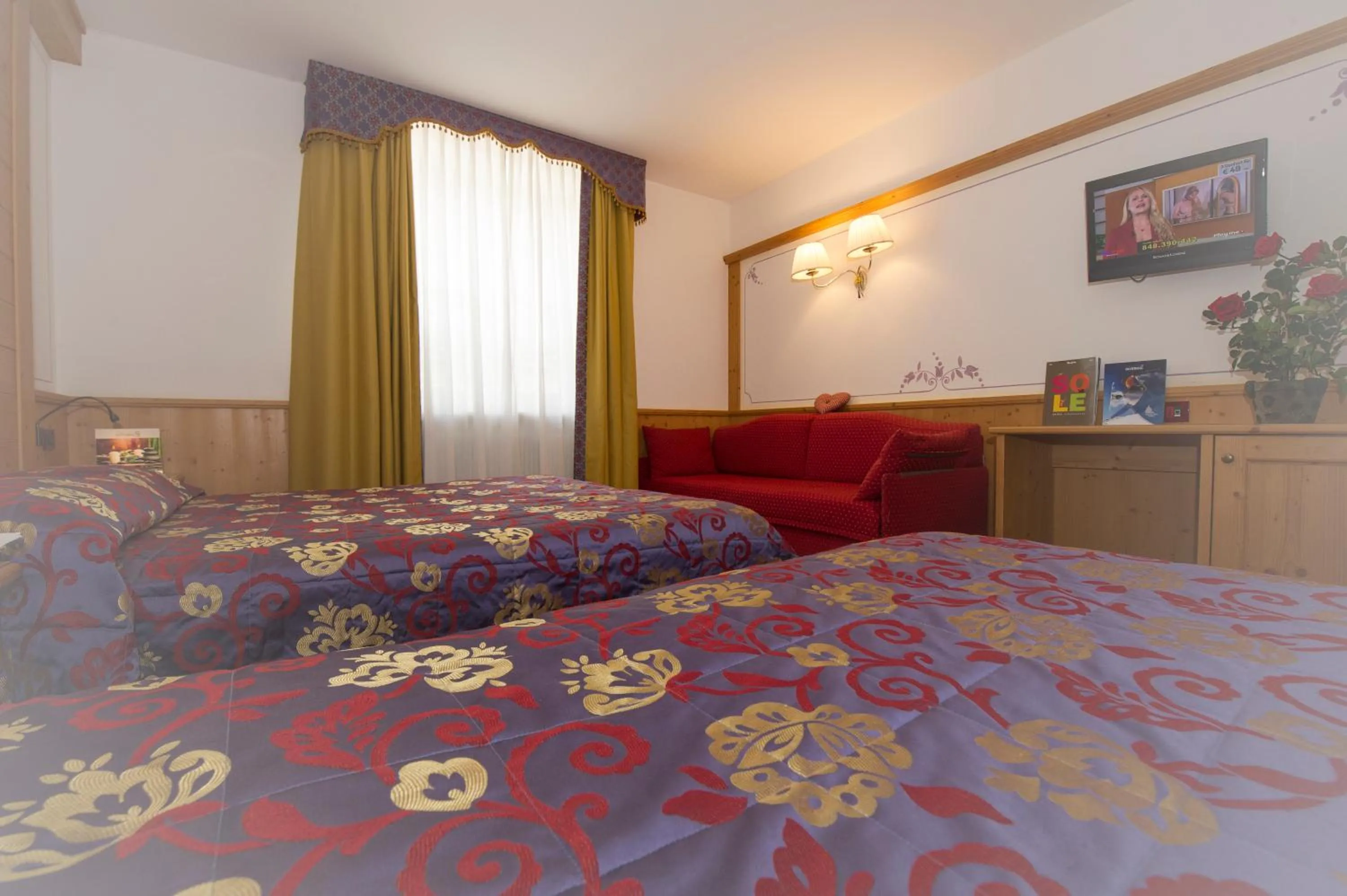 Bedroom, Bed in Sport Hotel Vittoria