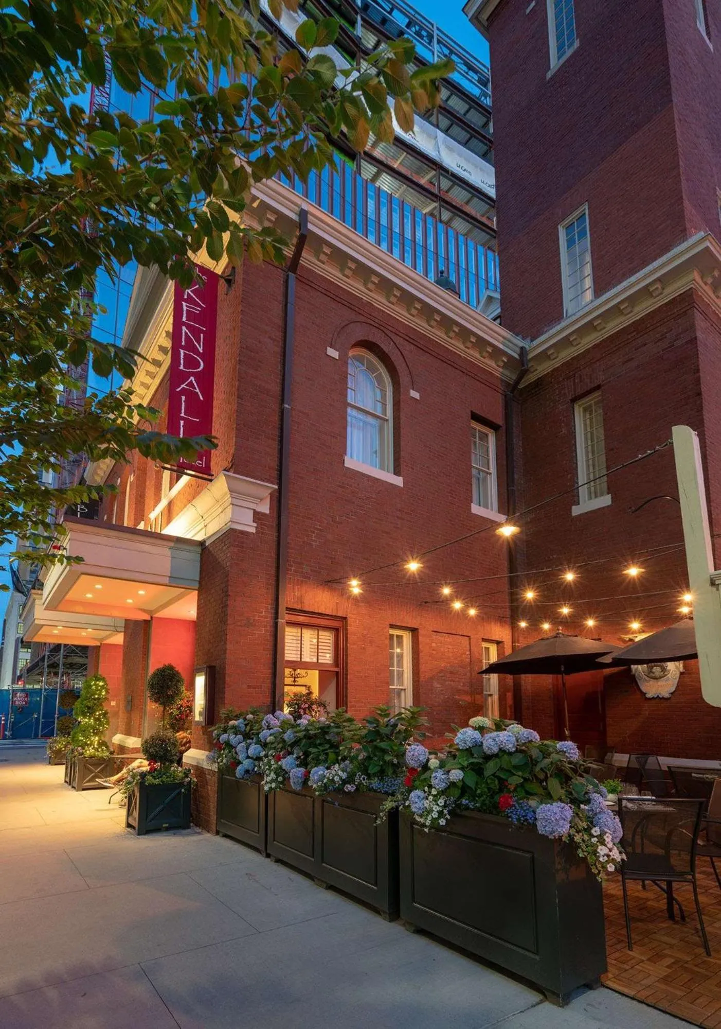 Property building in The Kendall Hotel at the Engine 7 Firehouse