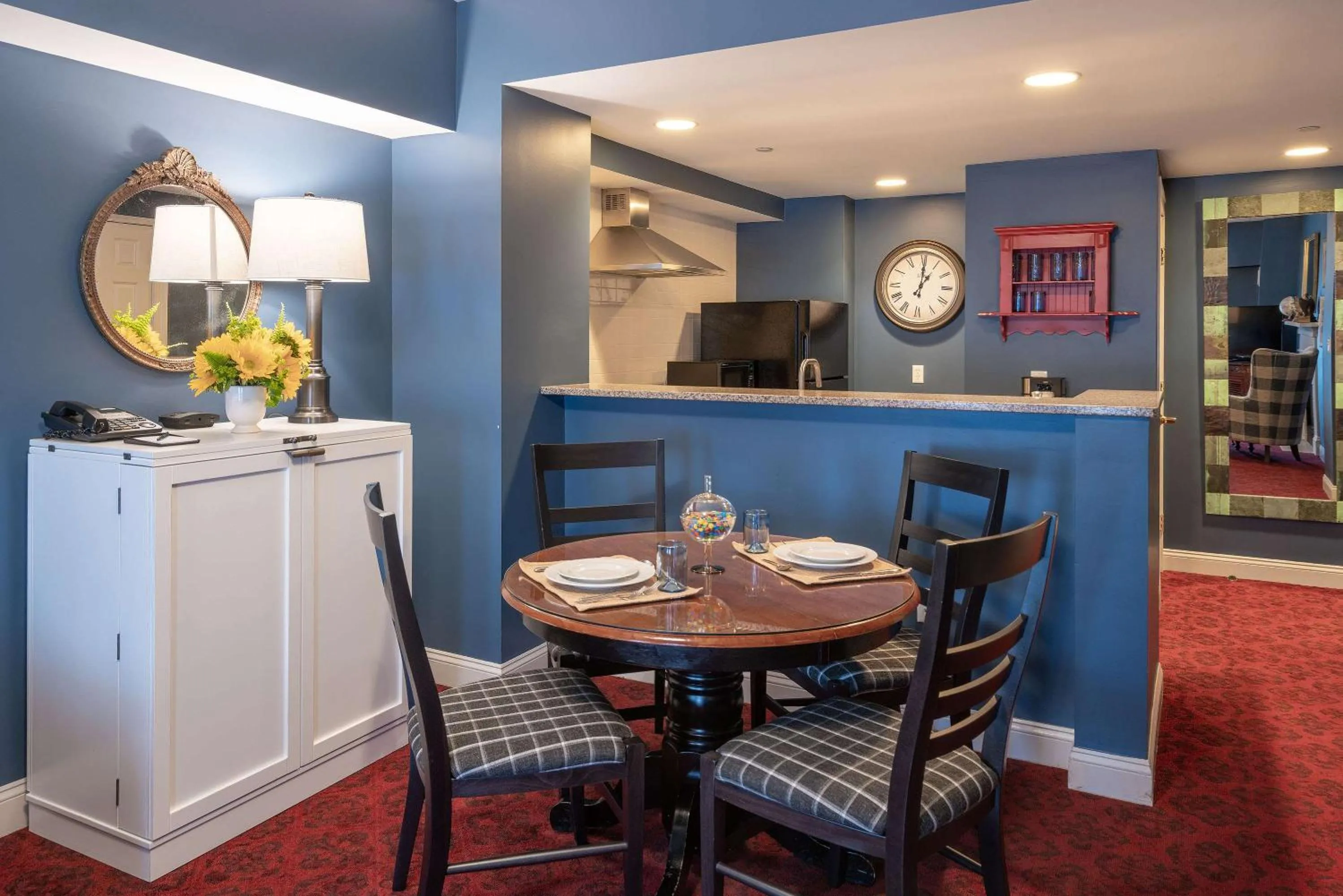 Bedroom in The Kendall Hotel at the Engine 7 Firehouse