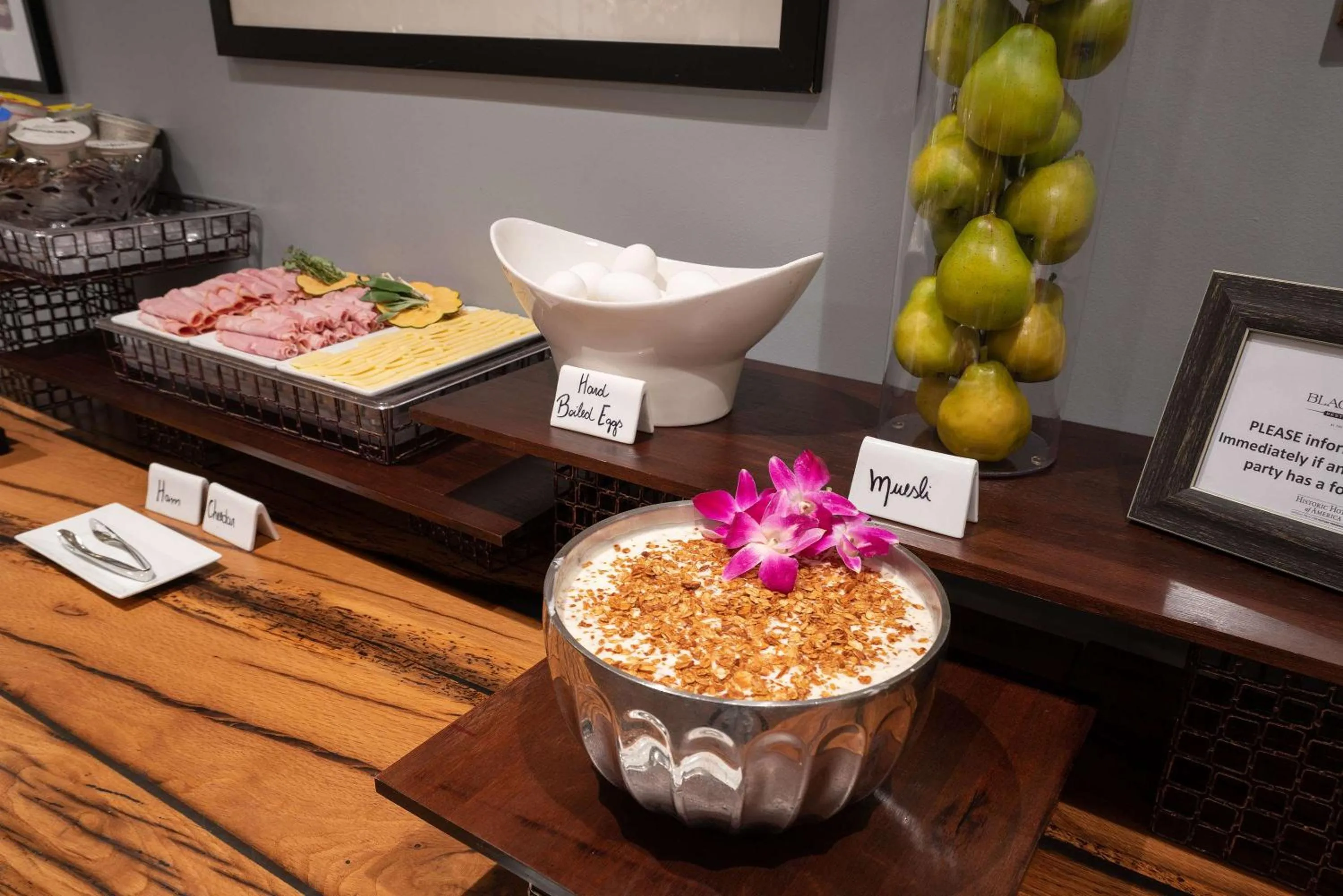 Breakfast in The Kendall Hotel at the Engine 7 Firehouse