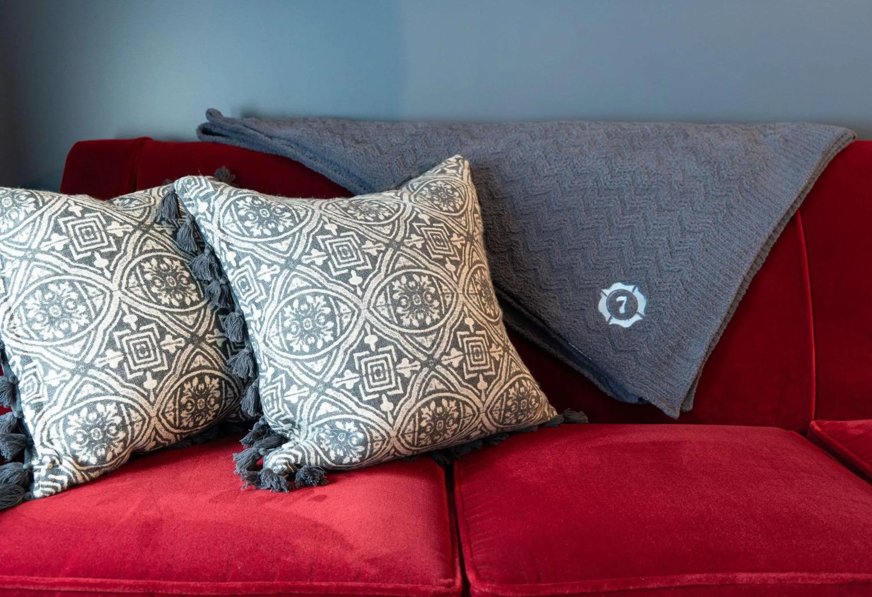 Bedroom in The Kendall Hotel at the Engine 7 Firehouse