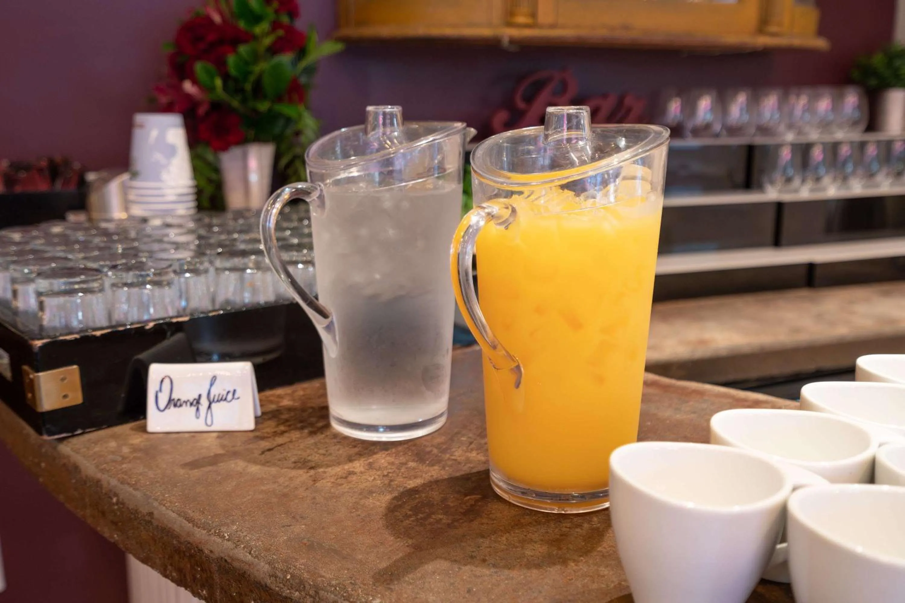 Breakfast in The Kendall Hotel at the Engine 7 Firehouse