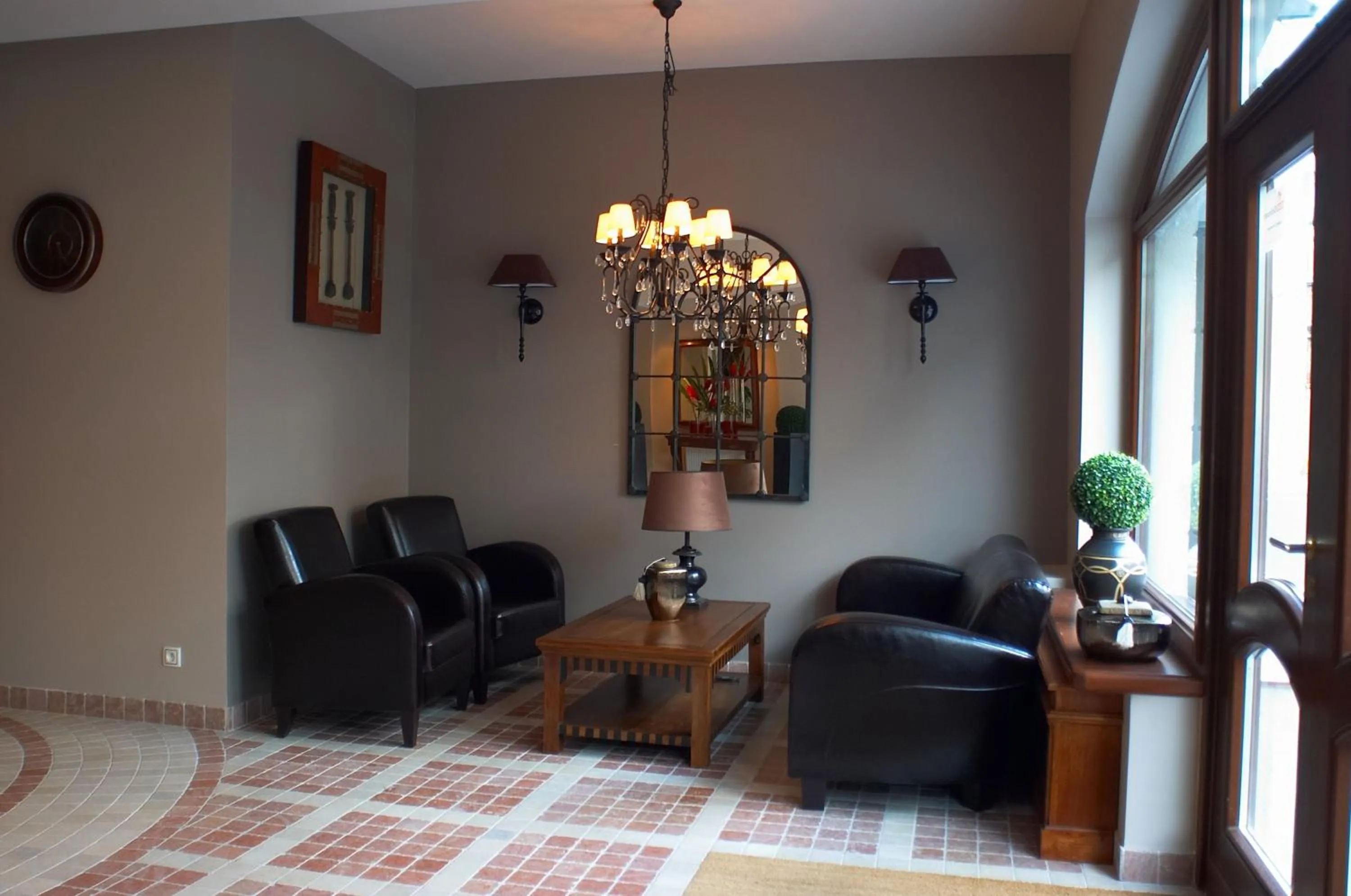 Lobby or reception in Hotel Tumski