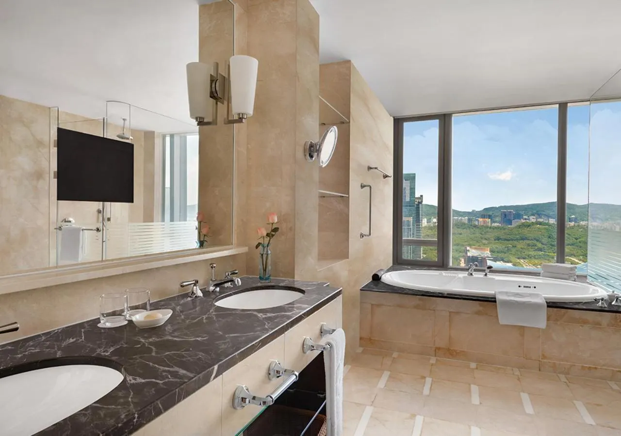 Bathroom in Futian Shangri-La, Shenzhen,Near to Shenzhen Convention&Exhibition Centre, Futian Railway Station