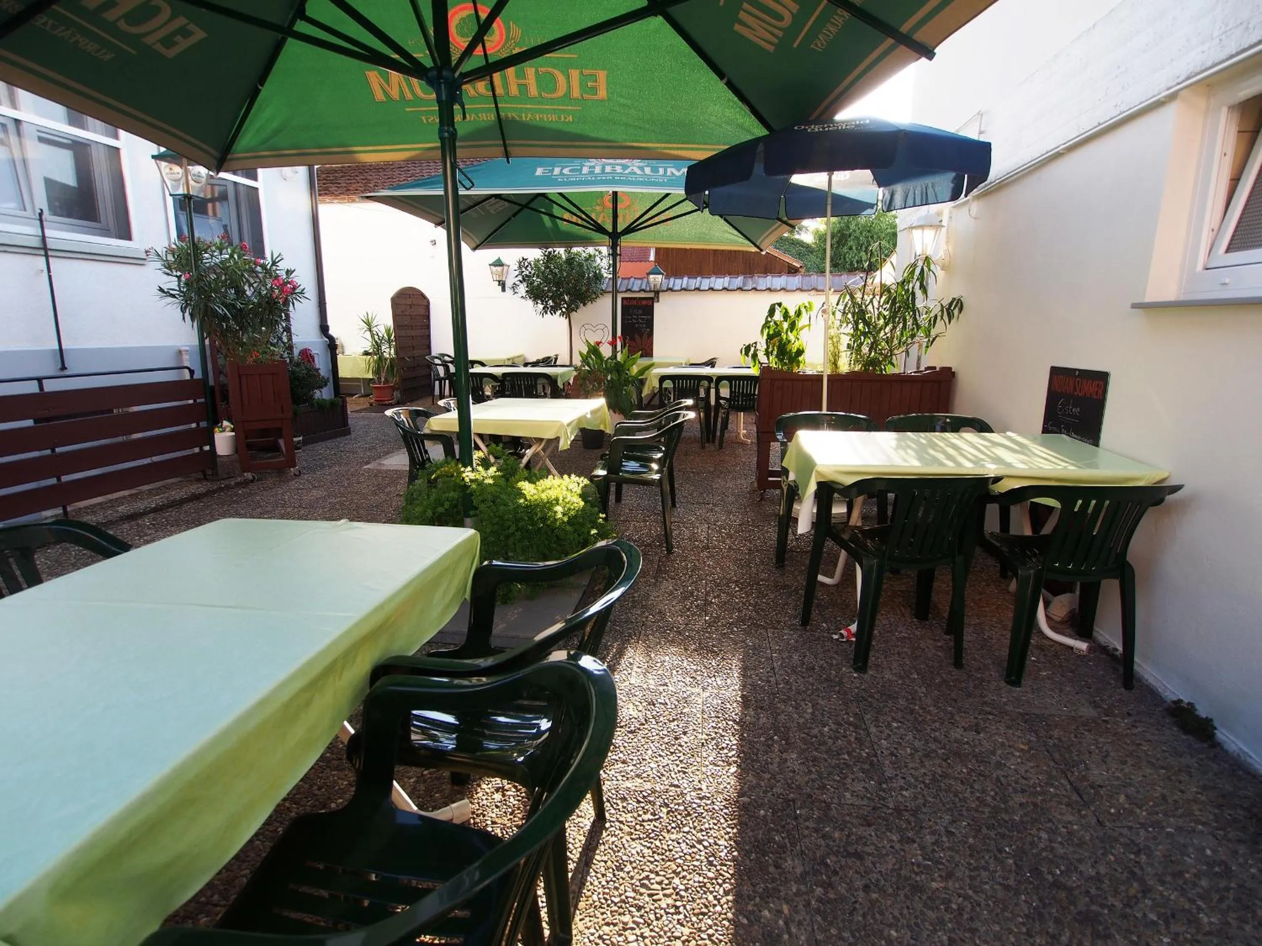 Garden view in Gasthof Schillereck