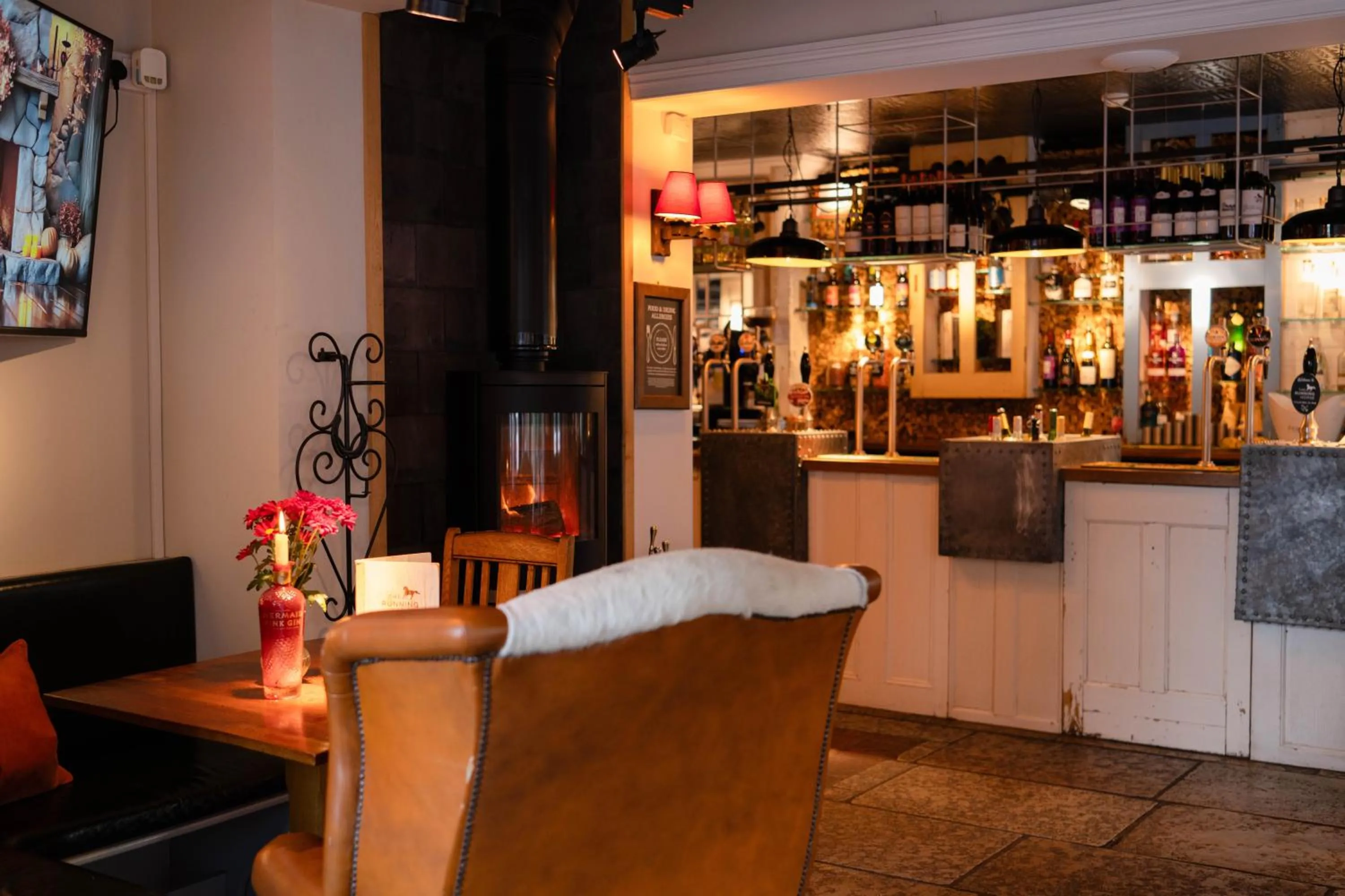 Lounge or bar in The Running Horse