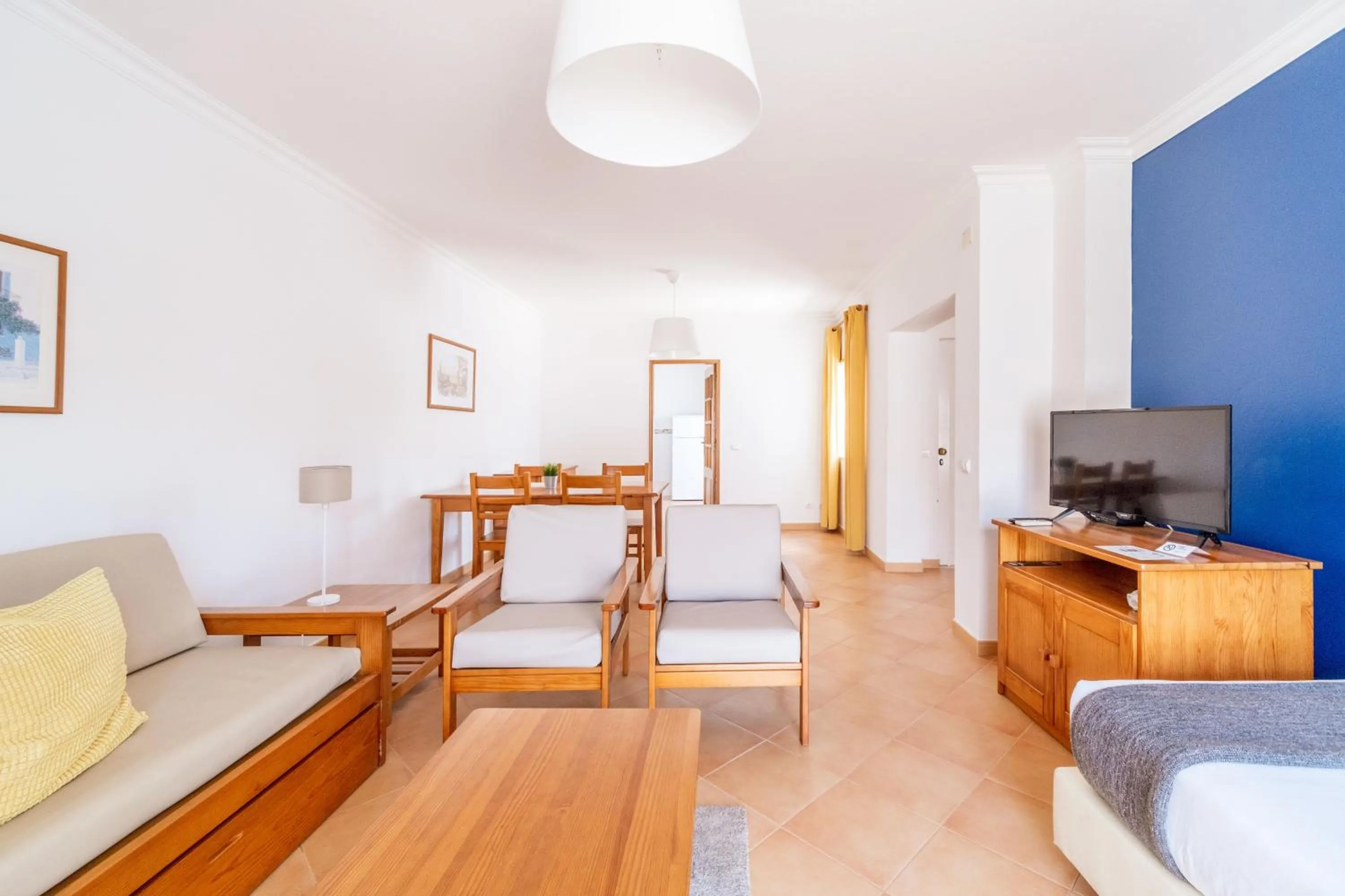 Living room in Oasis Beach Apartments