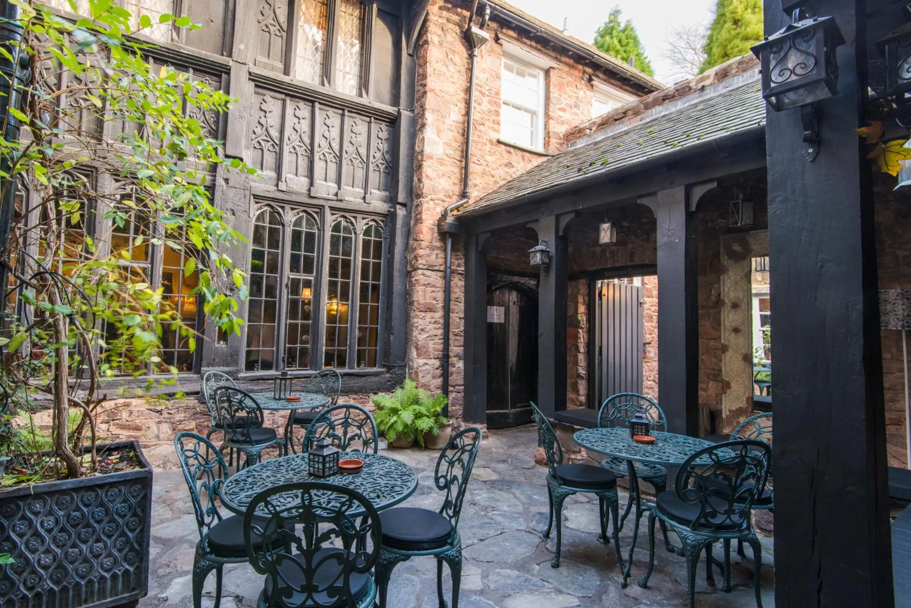 Patio in Luttrell Arms