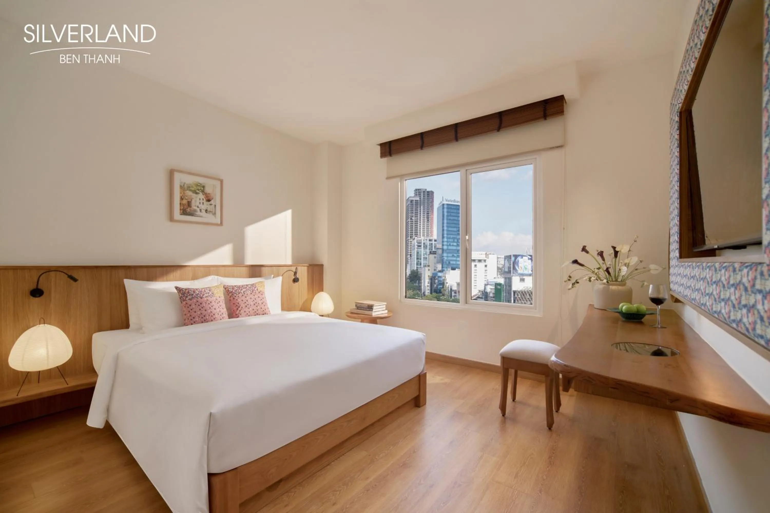 View (from property/room), Bed in Silverland Bến Thành