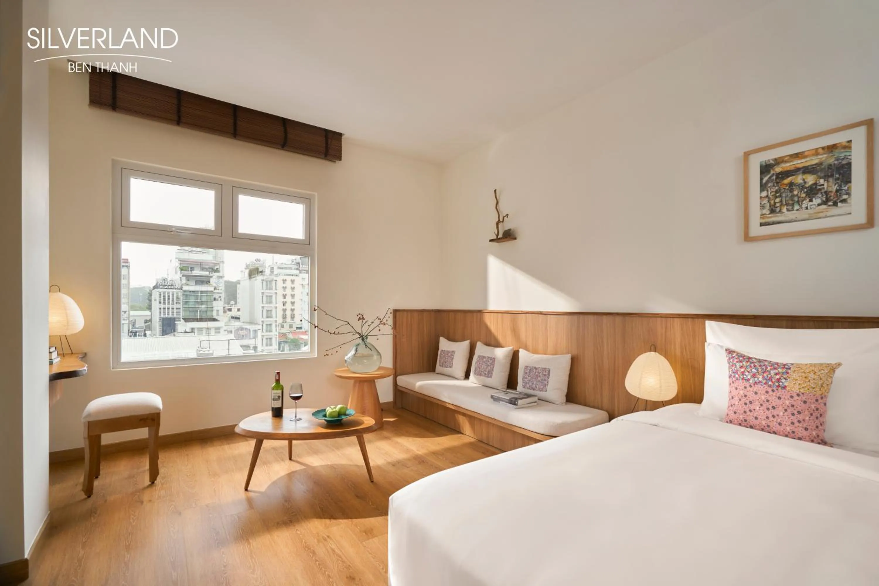 View (from property/room), Bed in Silverland Bến Thành