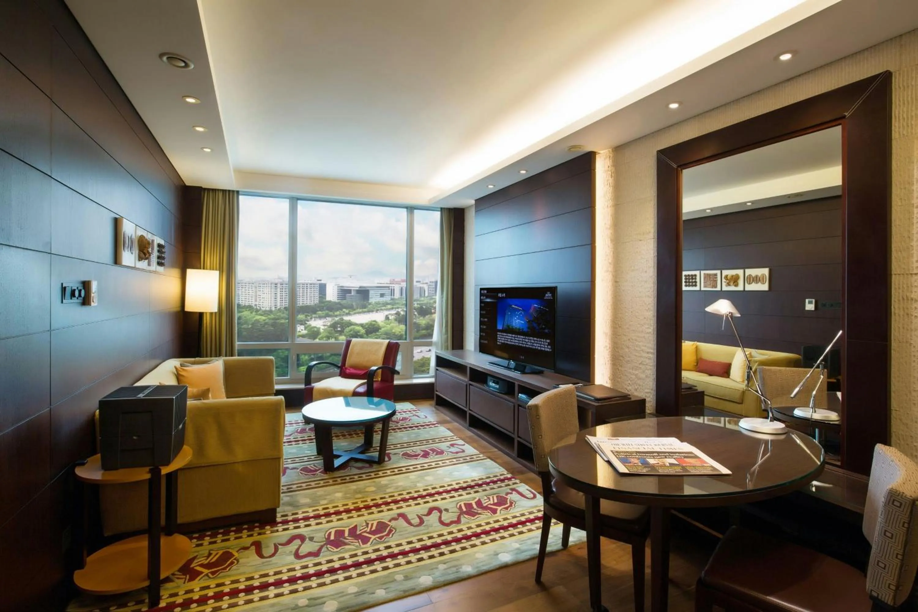 Living room in Marriott Executive Apartment Seoul