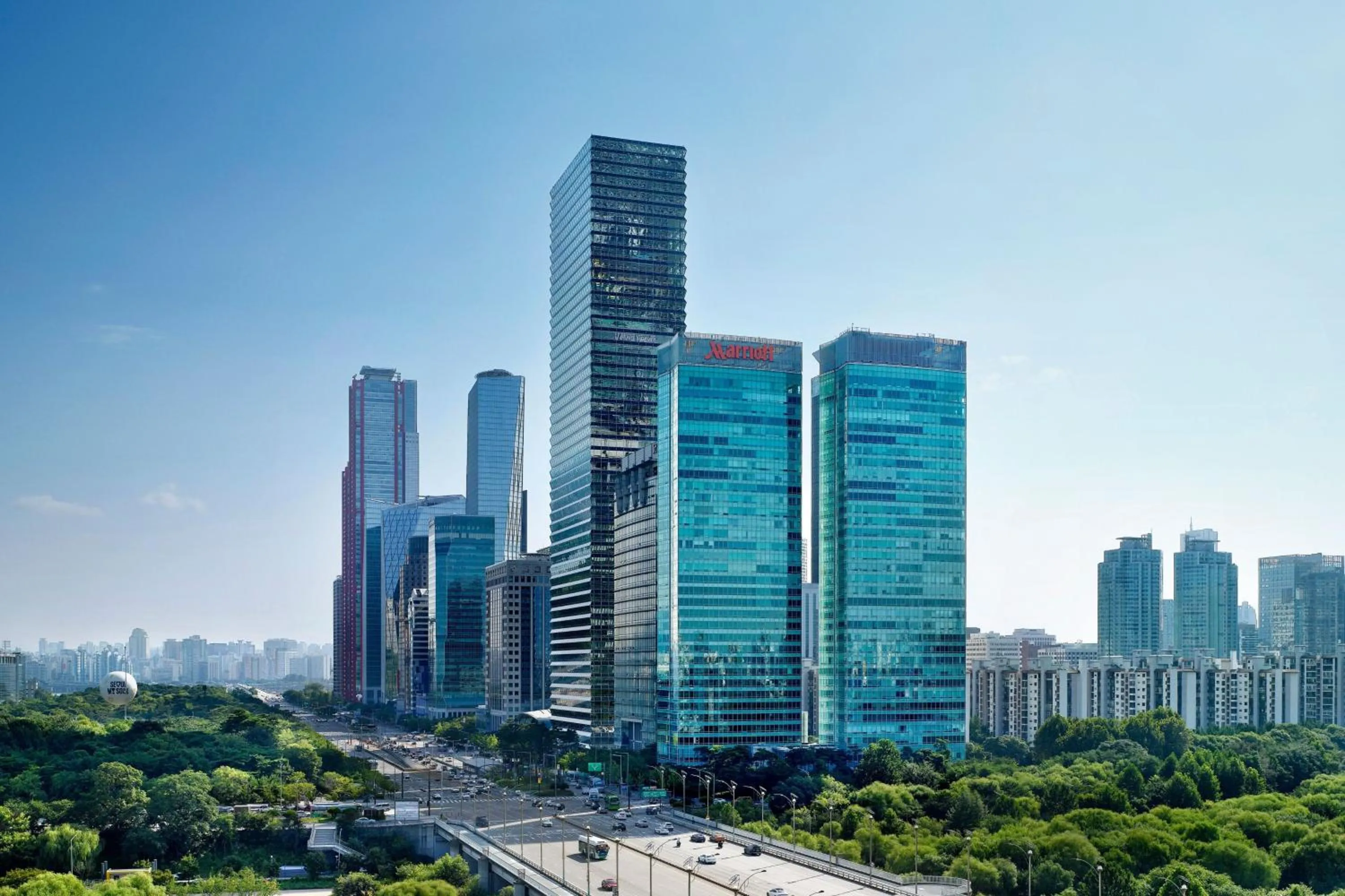 Property building in Marriott Executive Apartment Seoul