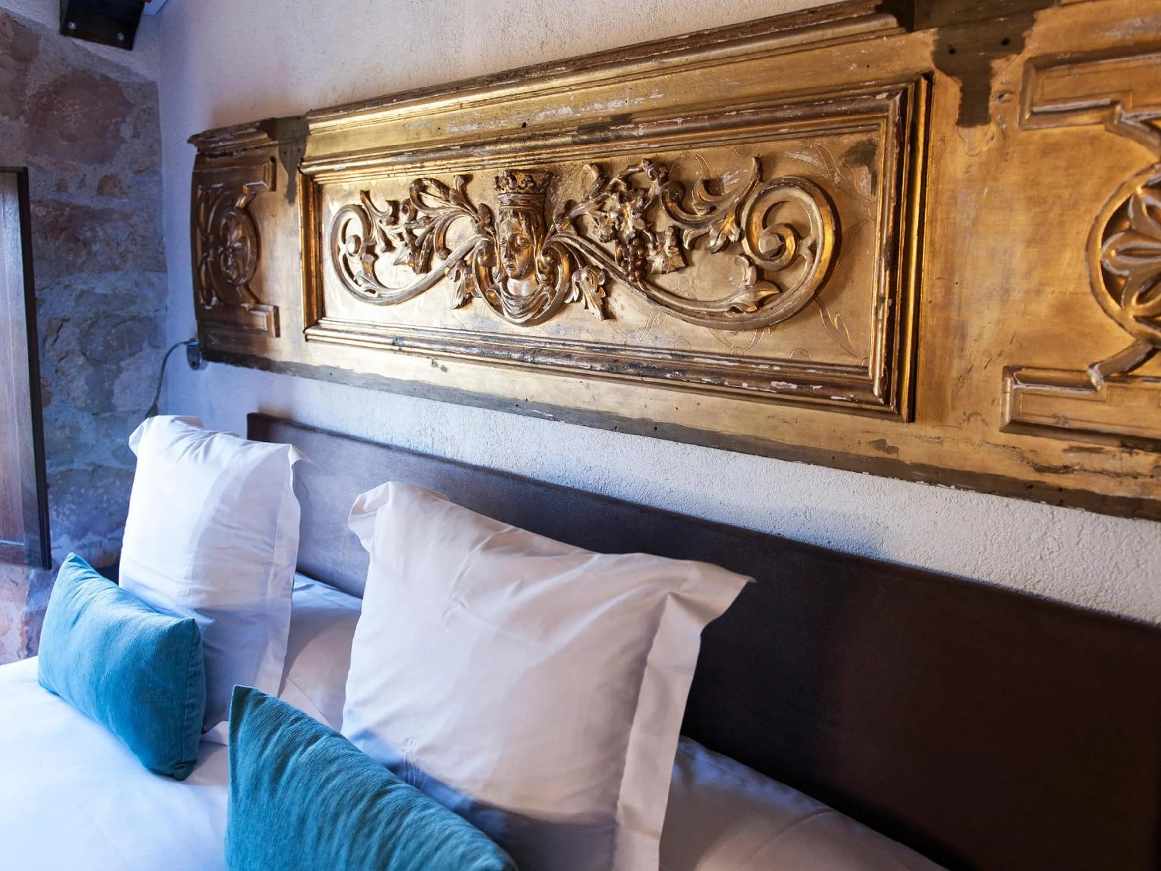 Bed in Hotel Molí de l'Escala