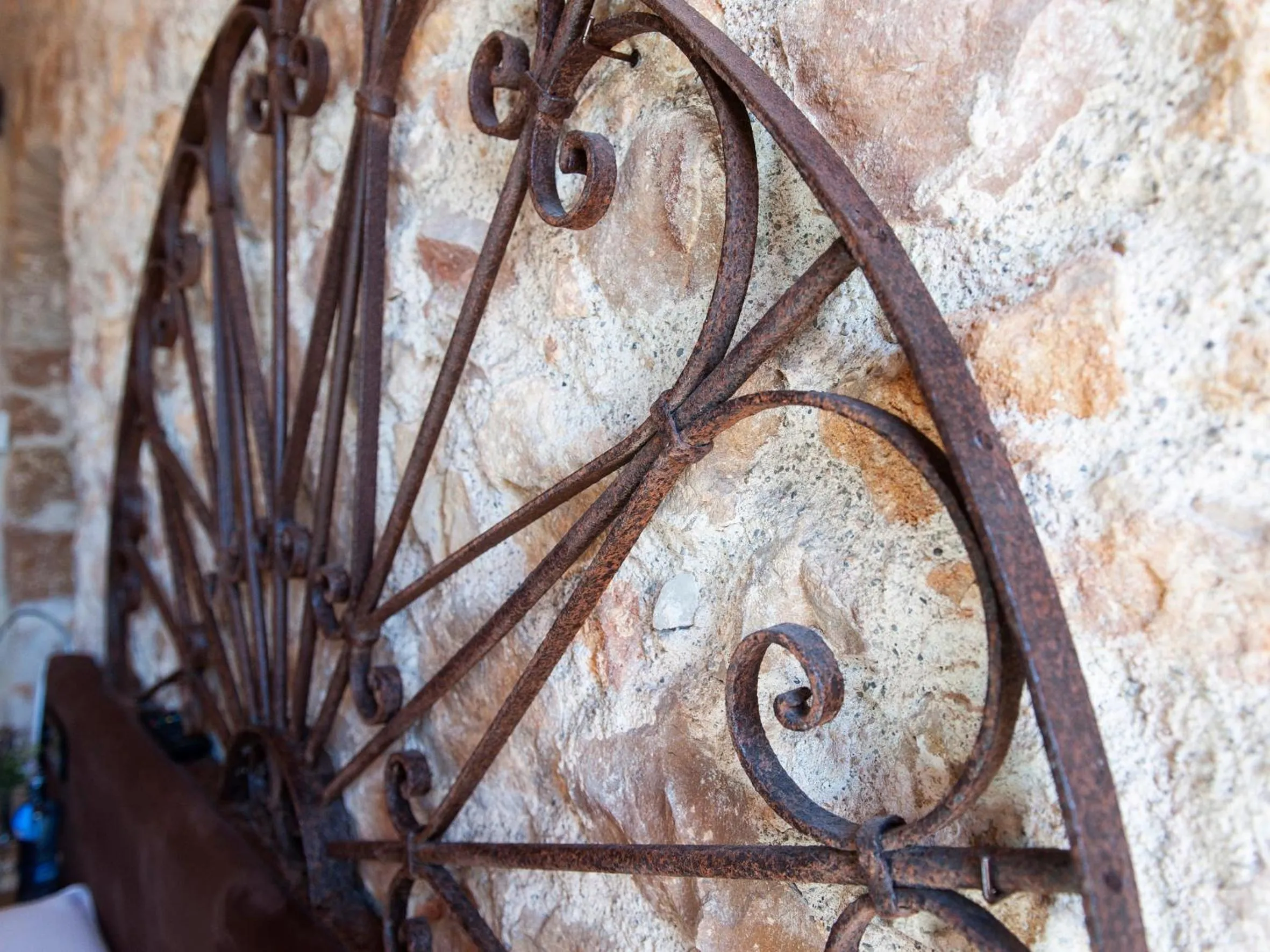 Decorative detail in Hotel Molí de l'Escala